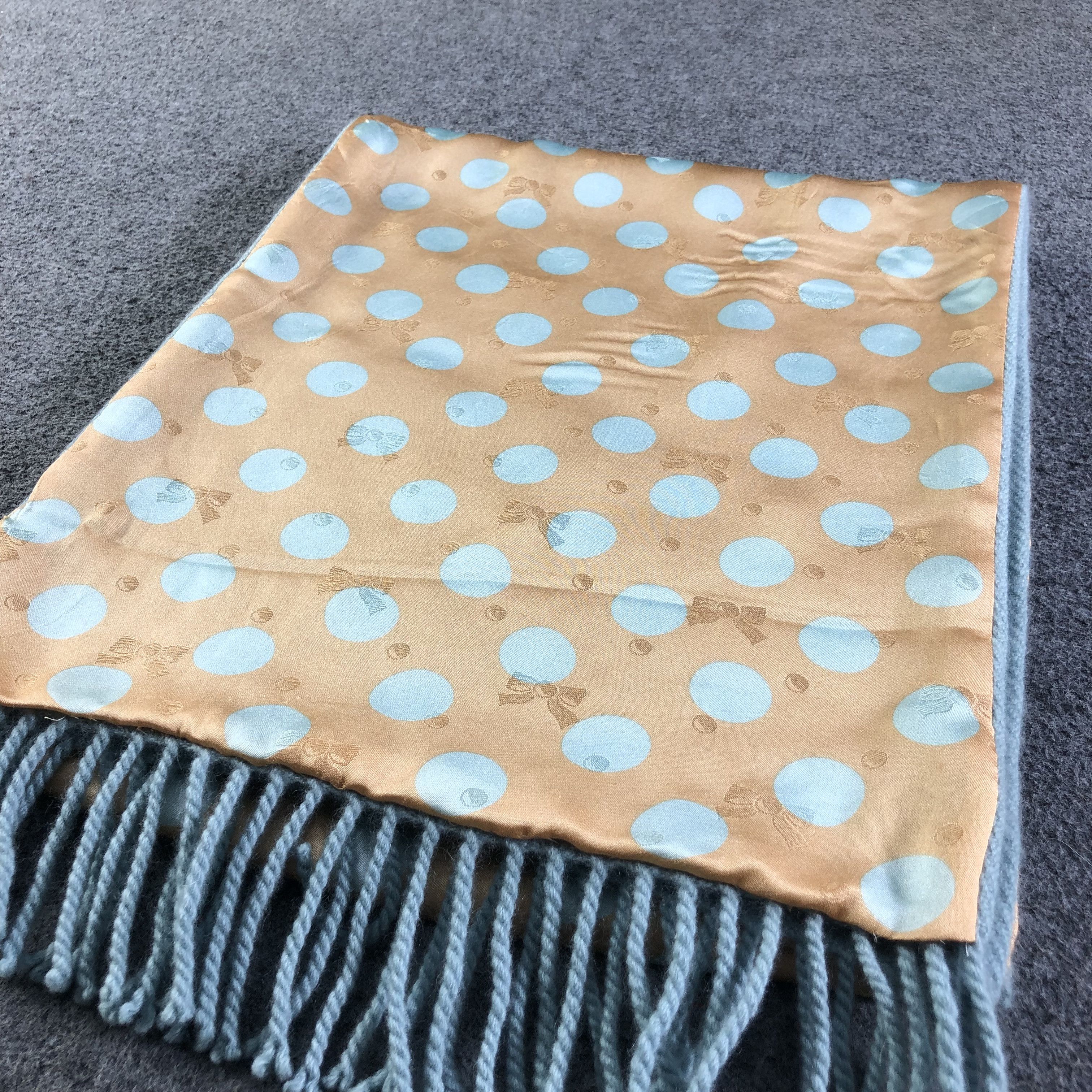 Nina Ricci Nina Ricci Silk/Cashmere Scarf Muffler V1855 Size ONE SIZE - 3 Thumbnail