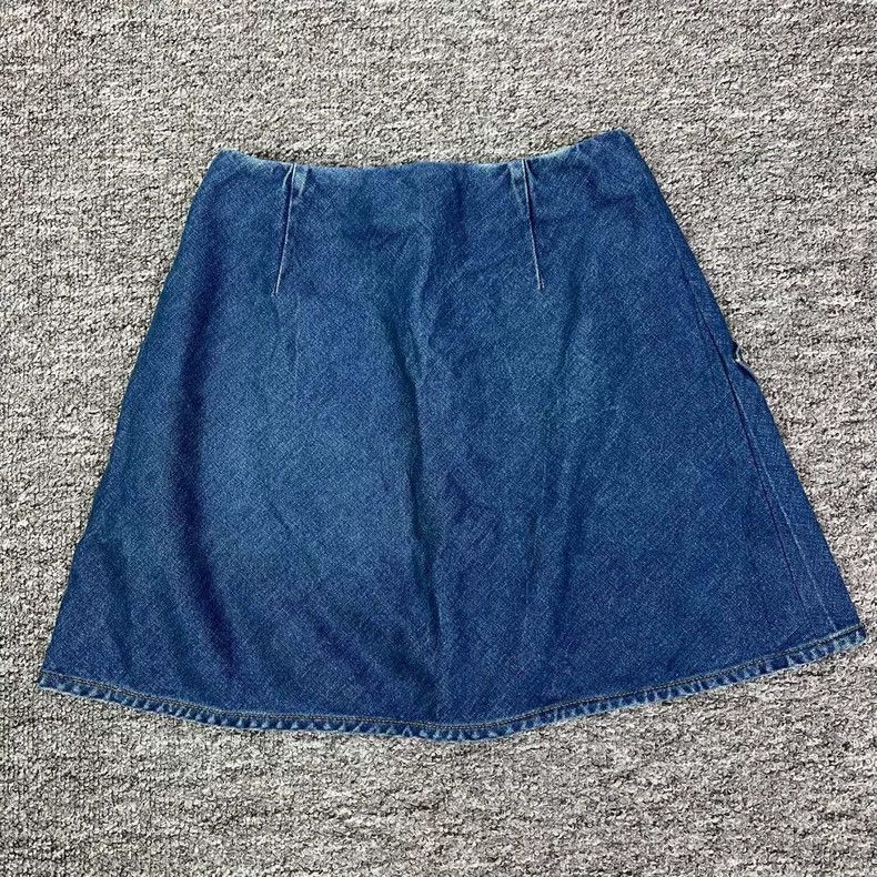 Gucci Gucci Double g-button denim skirt 2504-Nextarrow Size 27" / US 4 / IT 40 - 2 Thumbnail