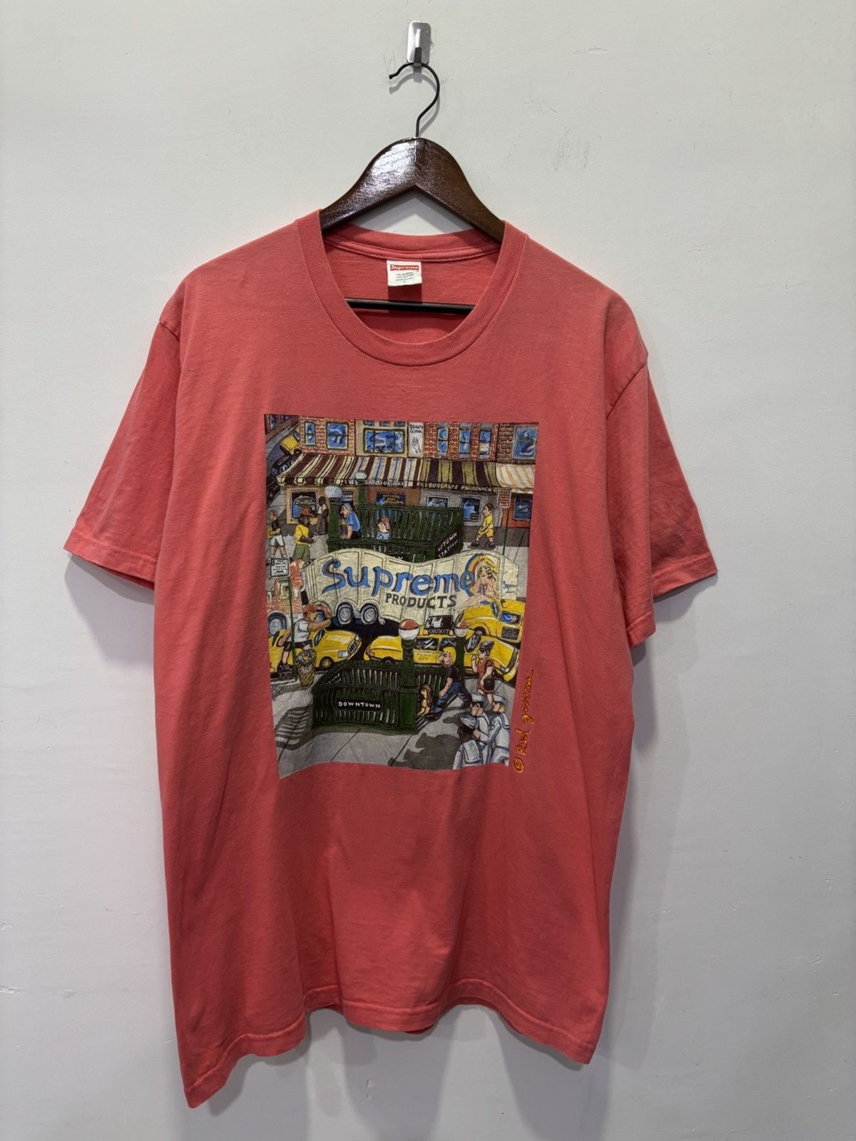 Supreme Supreme Manhattan Tshirt Size US L / EU 52-54 / 3 - 1 Thumbnail