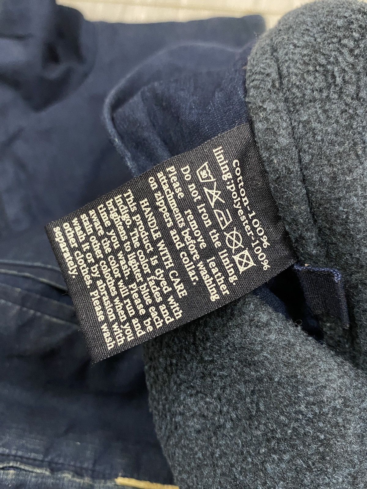 45rpm Vtg 45Rpm Indigo Dyed Anorak Vest (Archival) Size US M / EU 48-50 / 2 - 13 Thumbnail
