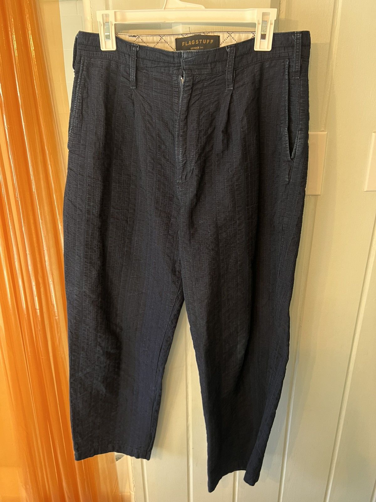 Flagstuff Raw Indigo Pleated Pants Size US 31 - 1 Thumbnail
