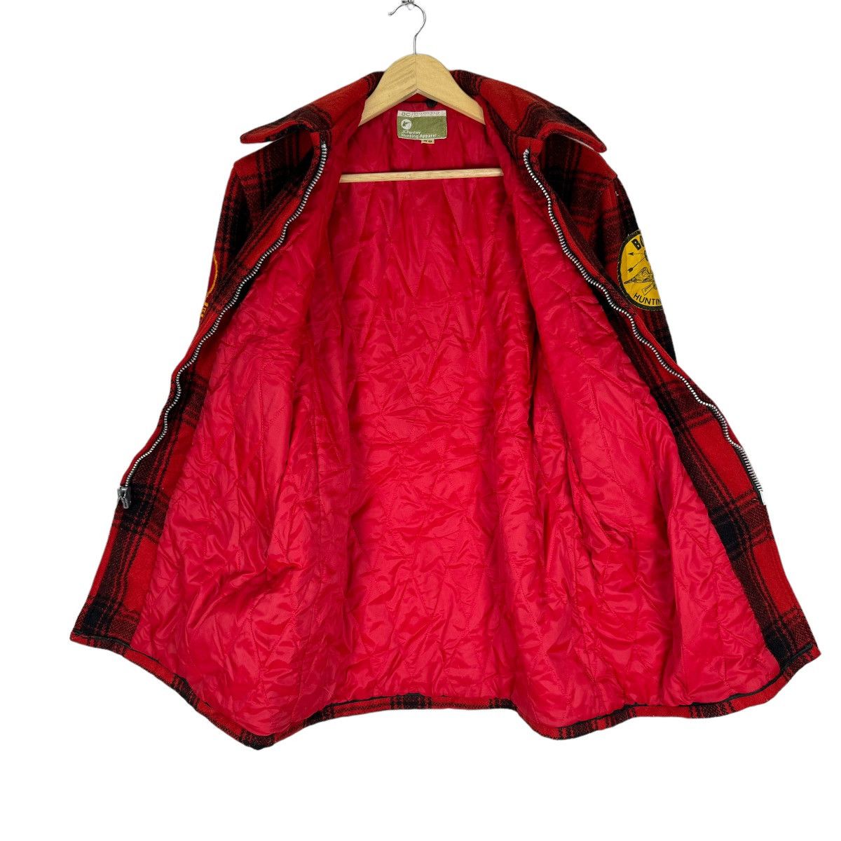 Hunter × Vintage ⚡️60s JC PENNY BUFFALO RED TARTAN HUNTING MACKINAW JACKET Size US M / EU 48-50 / 2 - 10 Thumbnail