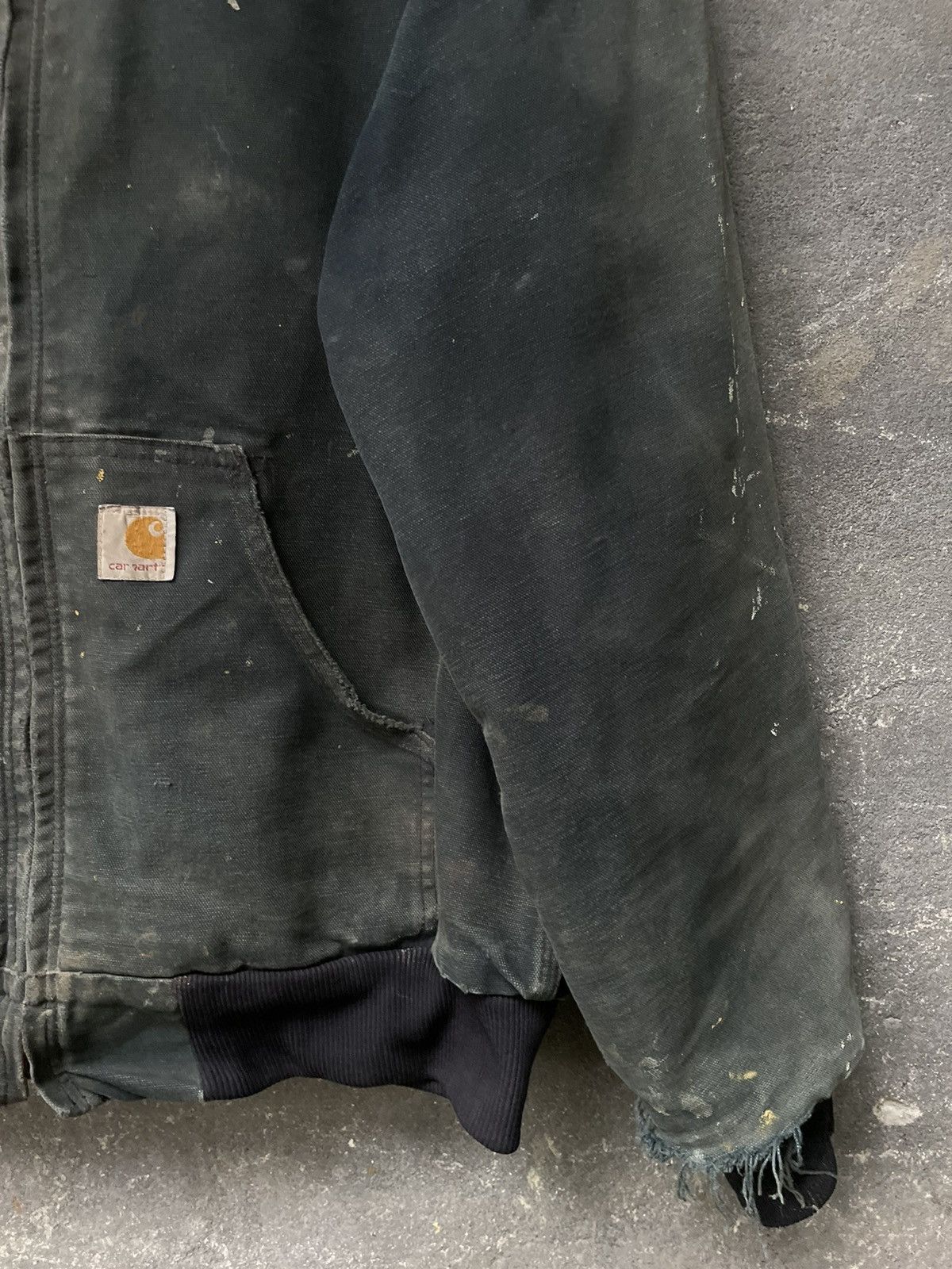 Carhartt Carhartt Active Jacket 90’s Distressed Faded Boxy Fit RARE Size US M / EU 48-50 / 2 - 7 Thumbnail