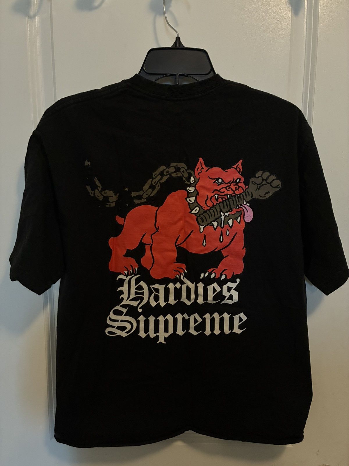 Supreme SUPREME “HARDIES DOG” T-SHIRT Size US M / EU 48-50 / 2 - 4 Thumbnail