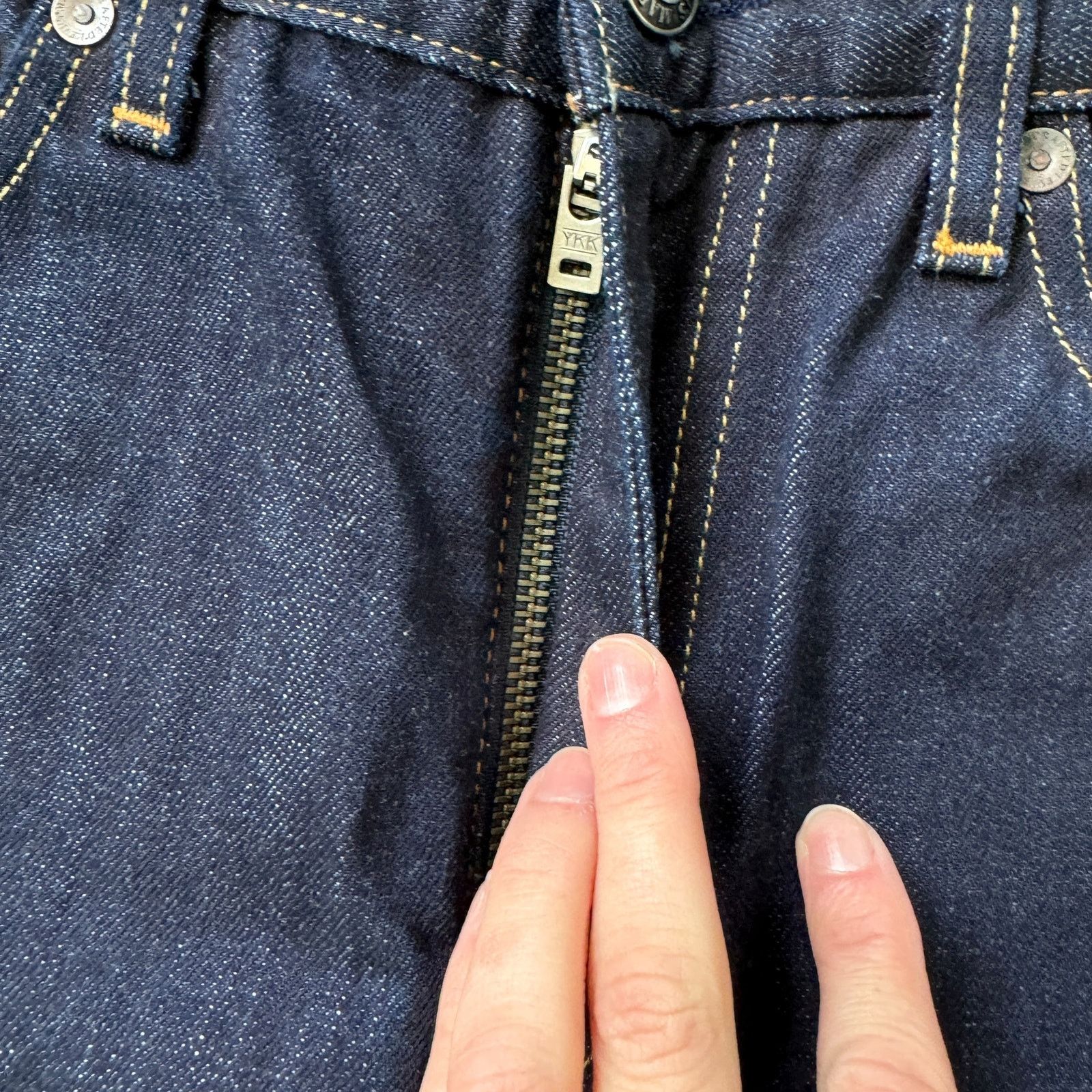 Levi's Made & Crafted Levi's Made & Crafted Shuttle Jean Dark Wash Size US 33 - 4 Thumbnail