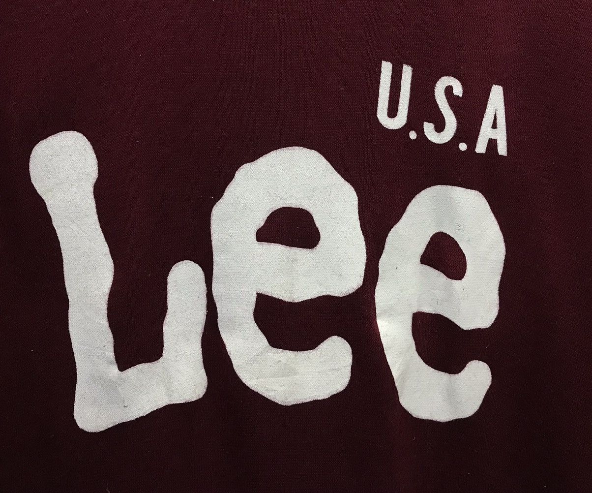 Lee × Vintage Vintage Lee Made In Usa Sweatshirt Size US L / EU 52-54 / 3 - 3 Thumbnail