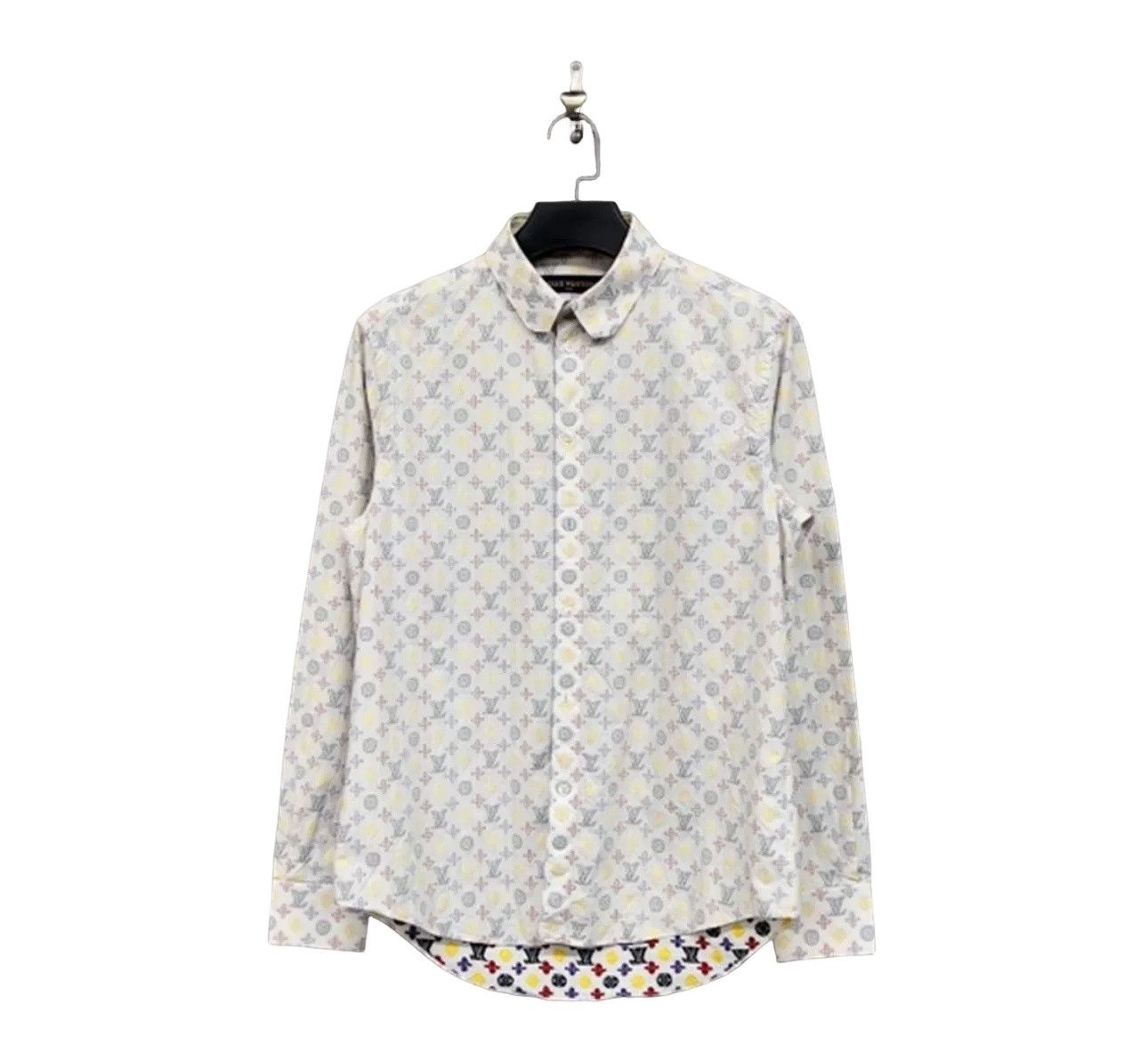Louis Vuitton Louis Vuitton Embroidered Monogram Shirt XL Size US XL / EU 56 / 4 - 1 Thumbnail