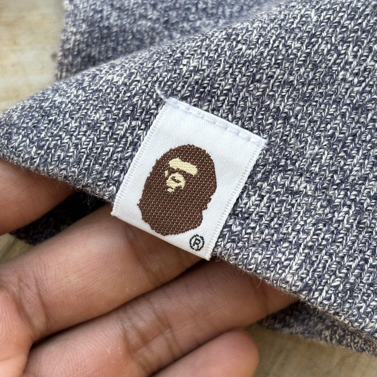 Bape Heather Shark Full Zip Hoodie Size US L / EU 52-54 / 3 - 13 Thumbnail