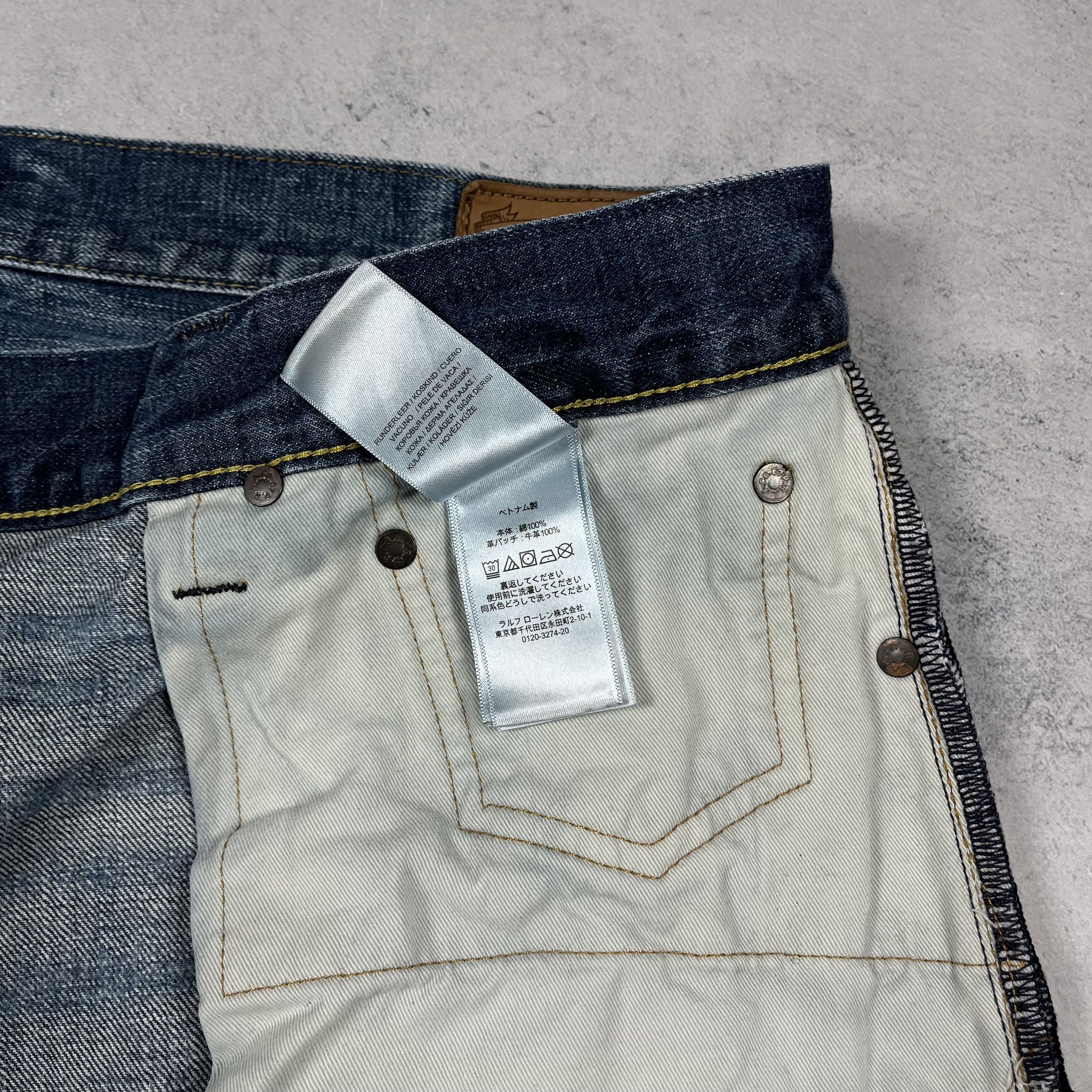Polo Ralph Lauren Polo Ralph Lauren Selvedge Distressed Denim Jeans Pants Size US 36 / EU 52 - 11 Thumbnail