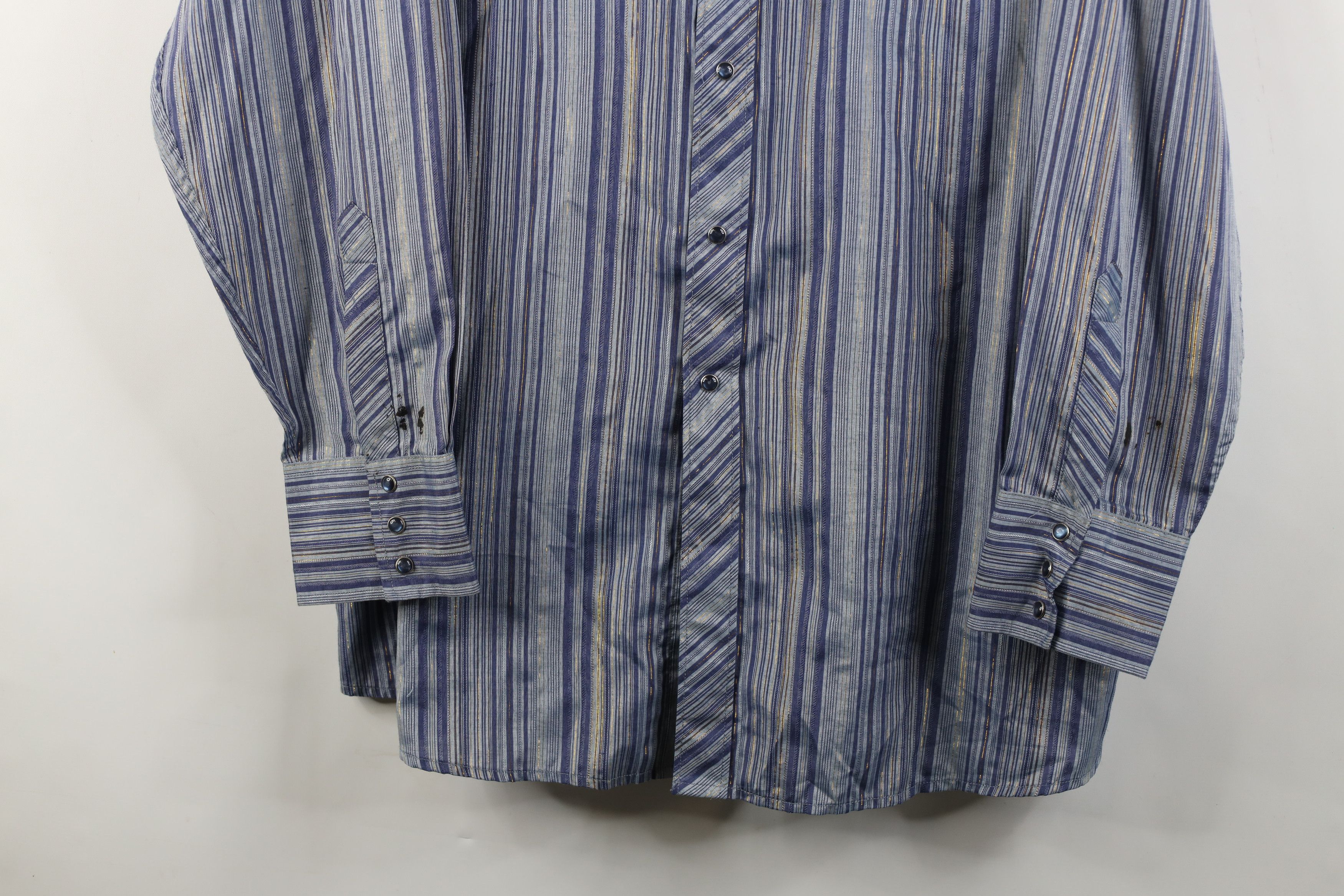Vintage Vintage 90s Rockabilly Western Cowboy Snap Button Shirt Size US XL / EU 56 / 4 - 3 Thumbnail