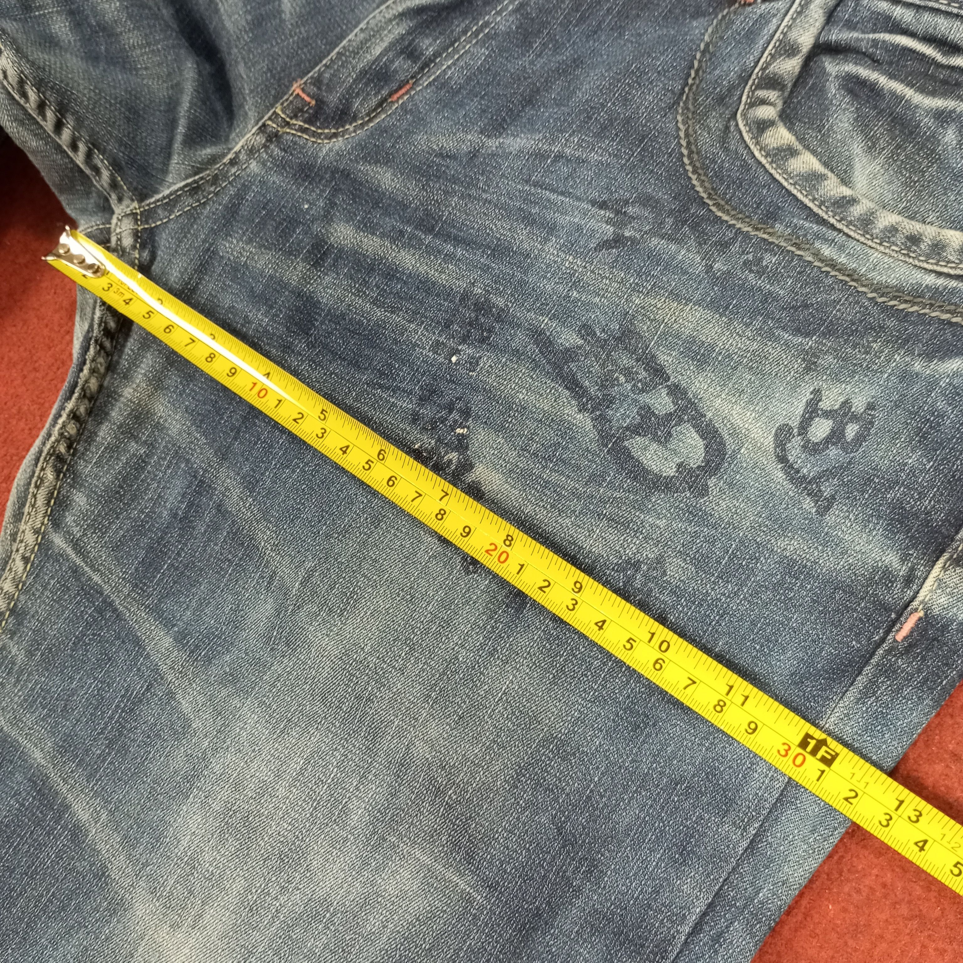 Christian Audigier × Ed Hardy × Vintage Ed Hardy Skulls Design Streetwear Style Jeans Size US 35 - 9 Thumbnail