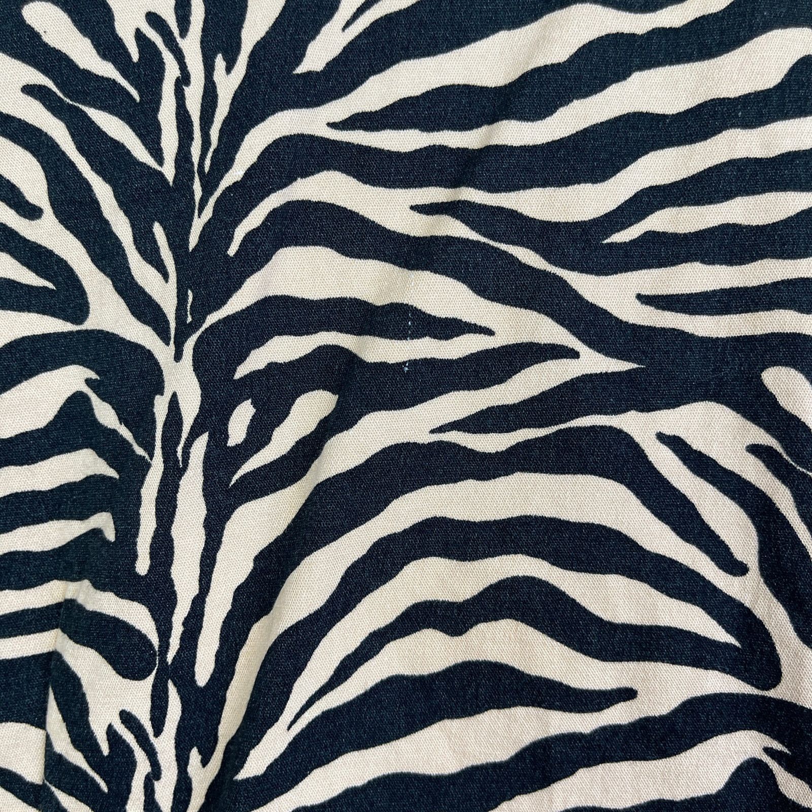Vintage VTG Allison Taylor Tan Black Cropped Jacket Zebra Tiger XS/S Size XS / US 0-2 / IT 36-38 - 24 Thumbnail