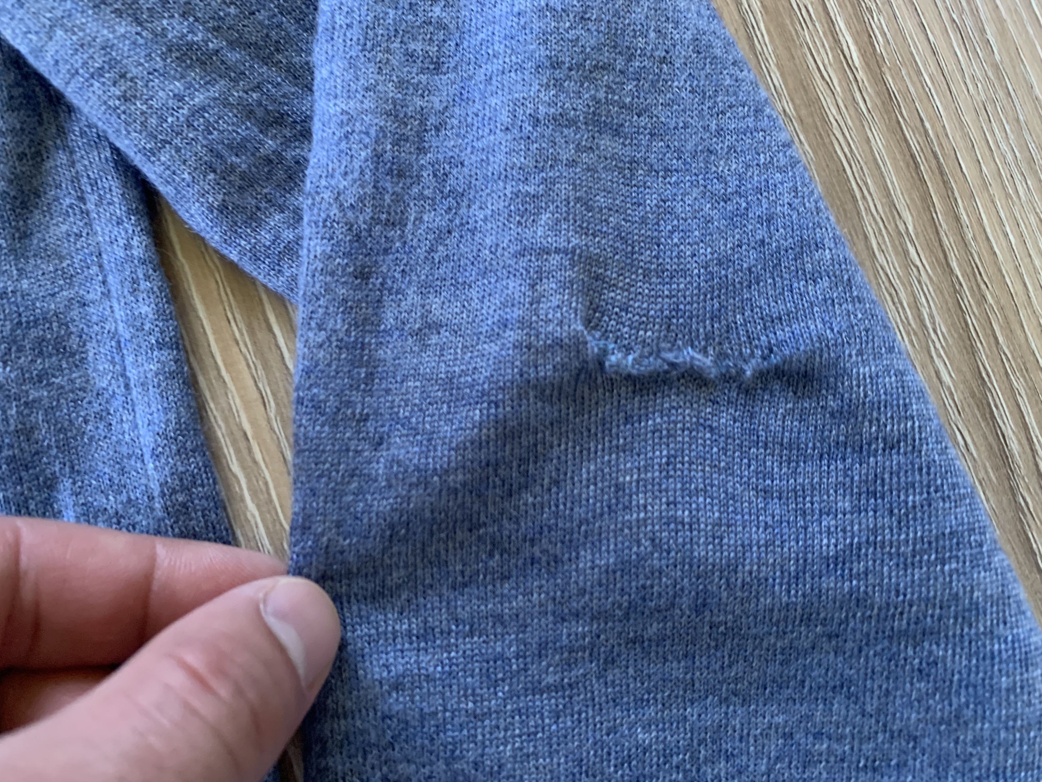Canali Canali Light Blue Merino Wool Quarter Zip Sweater Size US L / EU 52-54 / 3 - 9 Thumbnail