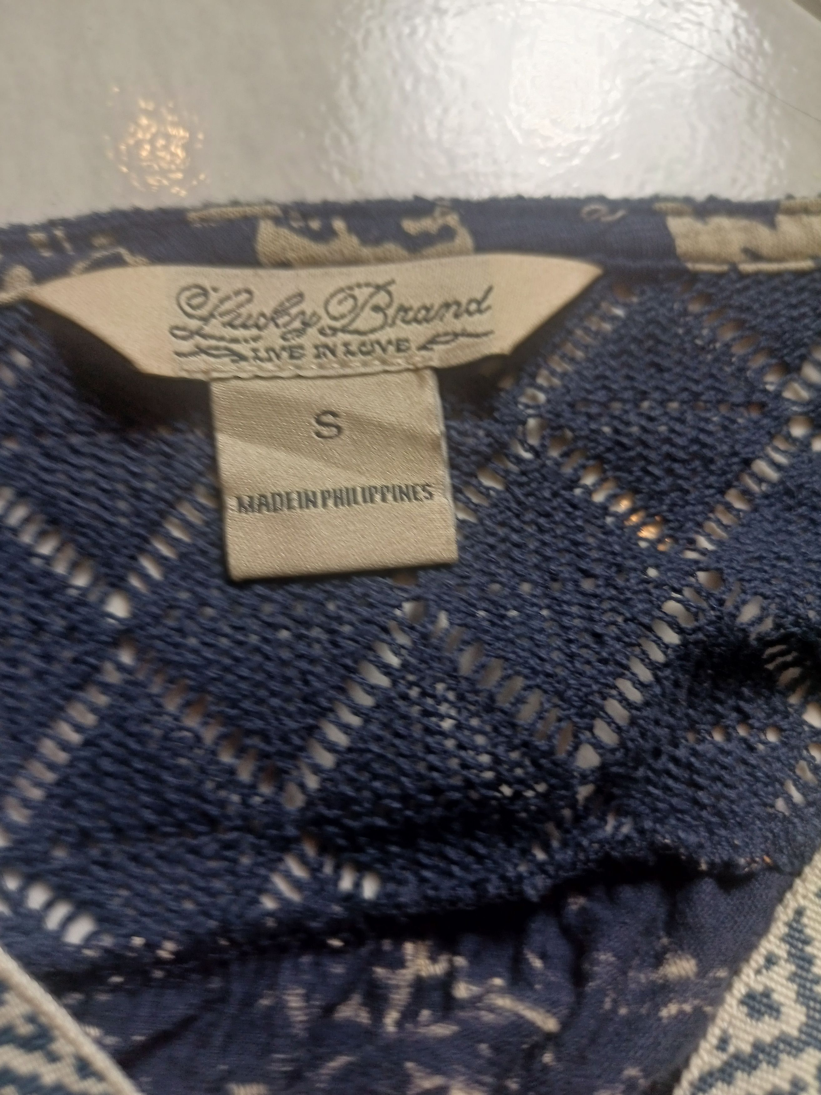 Japanese Brand × Lucky Brand LUCKY BRAND LIVE IN LOVE Women's Blouse Shirt Top Bohemian Size S / US 4 / IT 40 - 9 Thumbnail