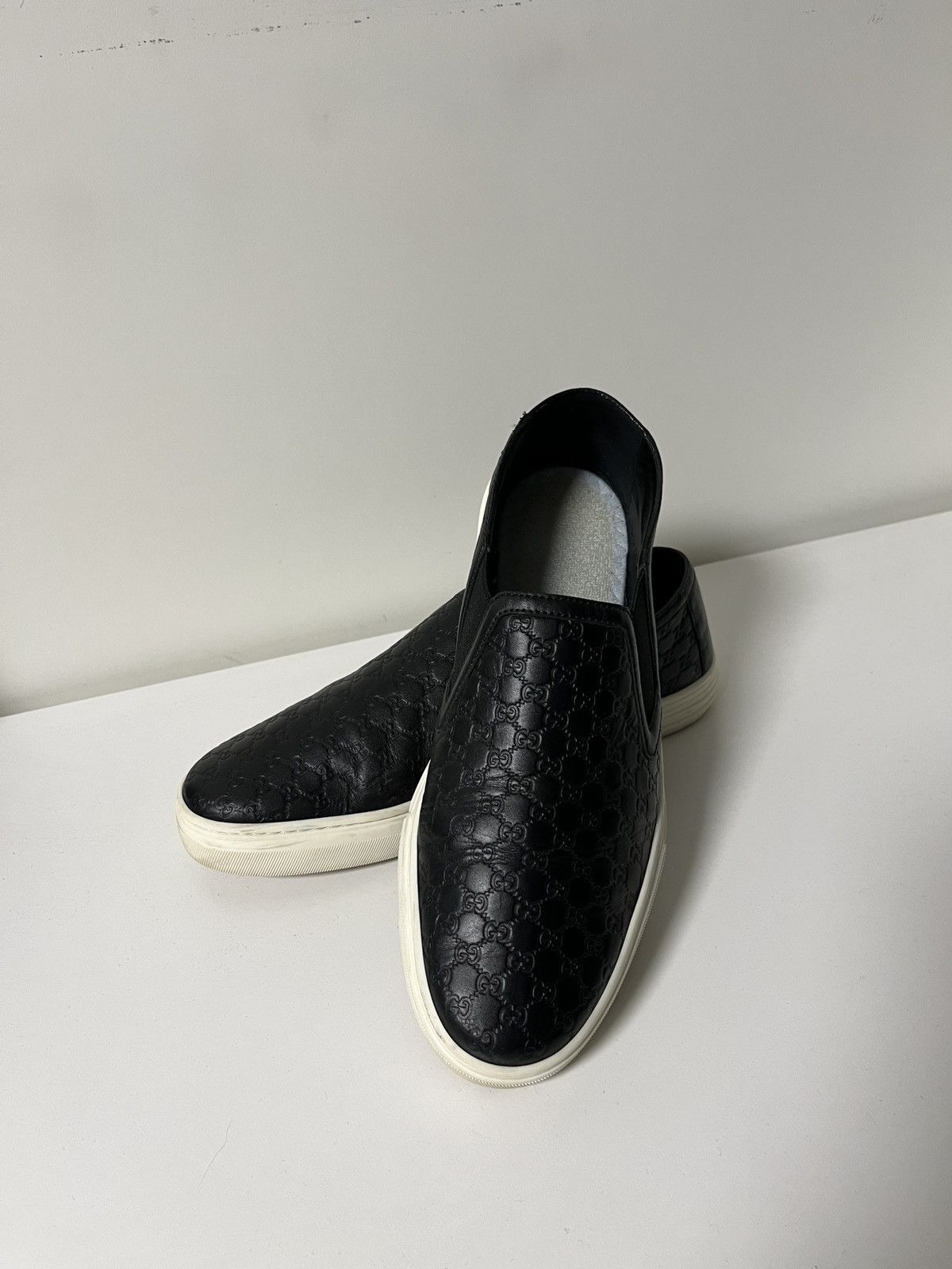 Gucci Gucci Microguccissima Monogram Leather Slip On Size US 7 / IT 37 - 11 Thumbnail