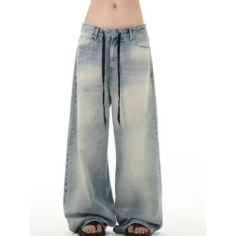 Japanese Brand × Jean High Waisted Wide Leg Blue Jeans Size 26" / US 2 / IT 38 - 4 Thumbnail