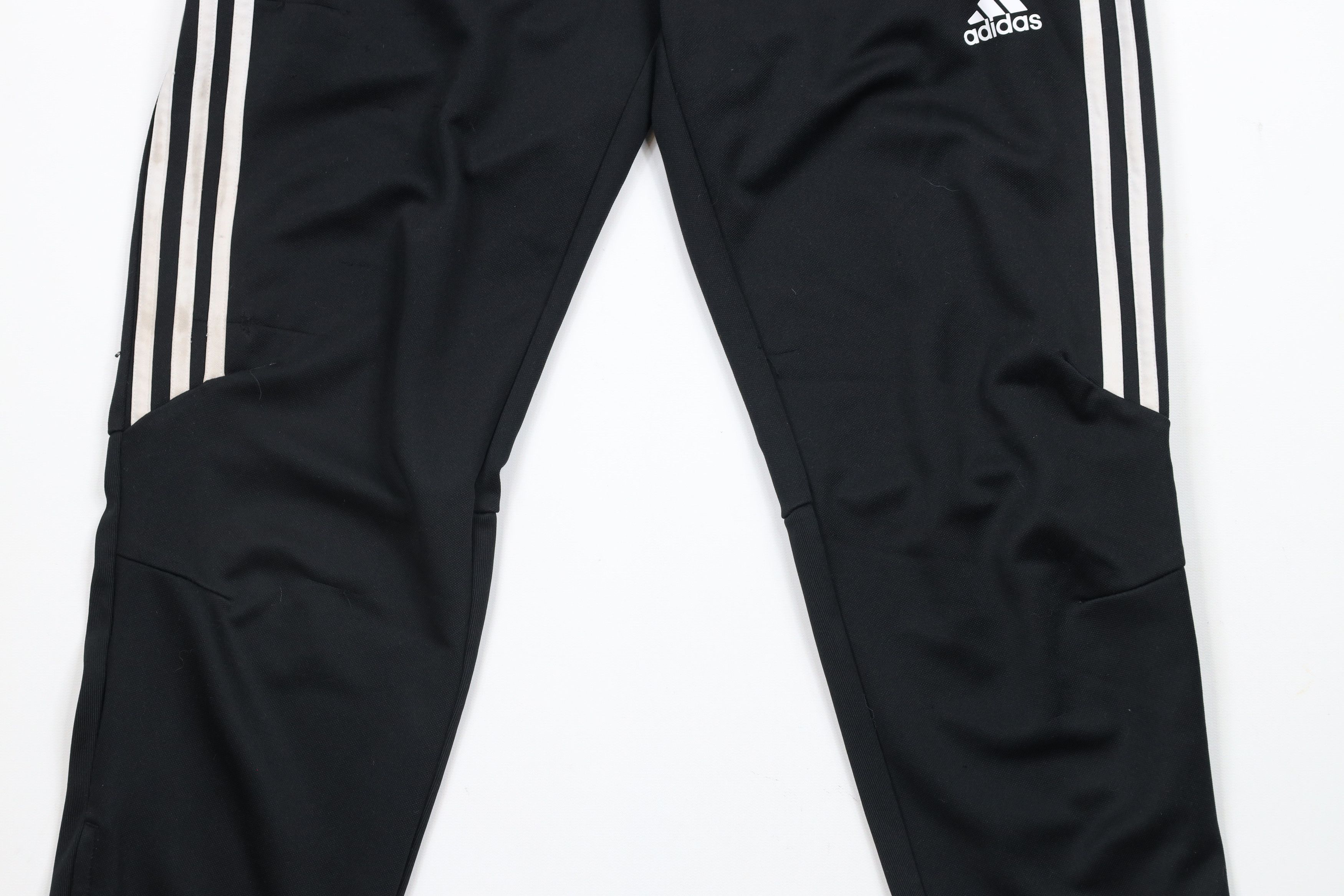 Adidas × Vintage Vintage Adidas Tapered Leg Soccer Warm Up Pants Black Size US 34 / EU 50 - 3 Thumbnail
