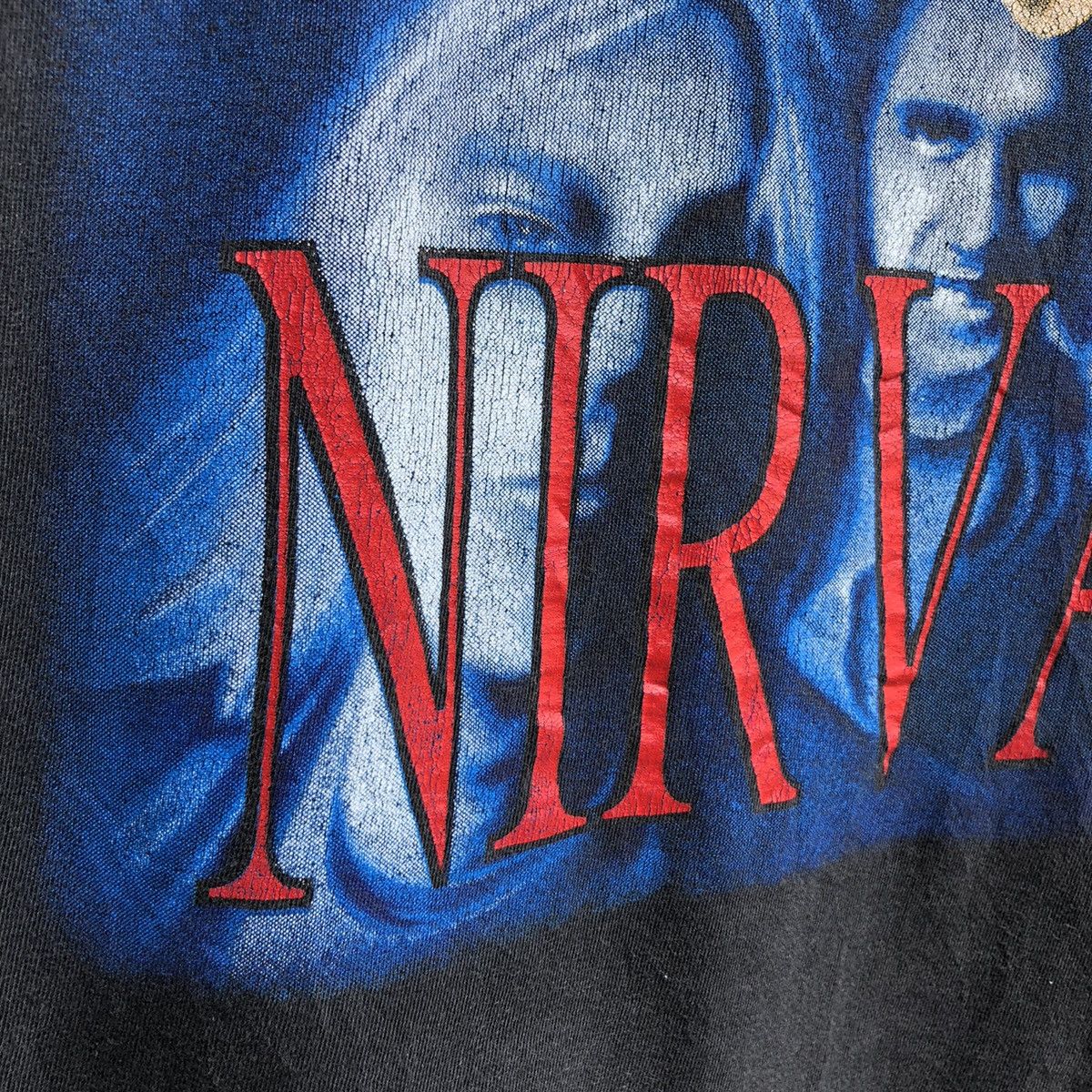 Band Tees 💢Rare💢 Vintage 90s Faded NIRVANA NEVERMIND Bootleg Tshirt Size US XL / EU 56 / 4 - 10 Thumbnail