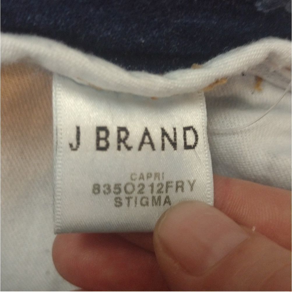 J Brand J BRAND Capri Stigma Distressed Fringe Jeans Size 26 Size 29" - 6 Thumbnail