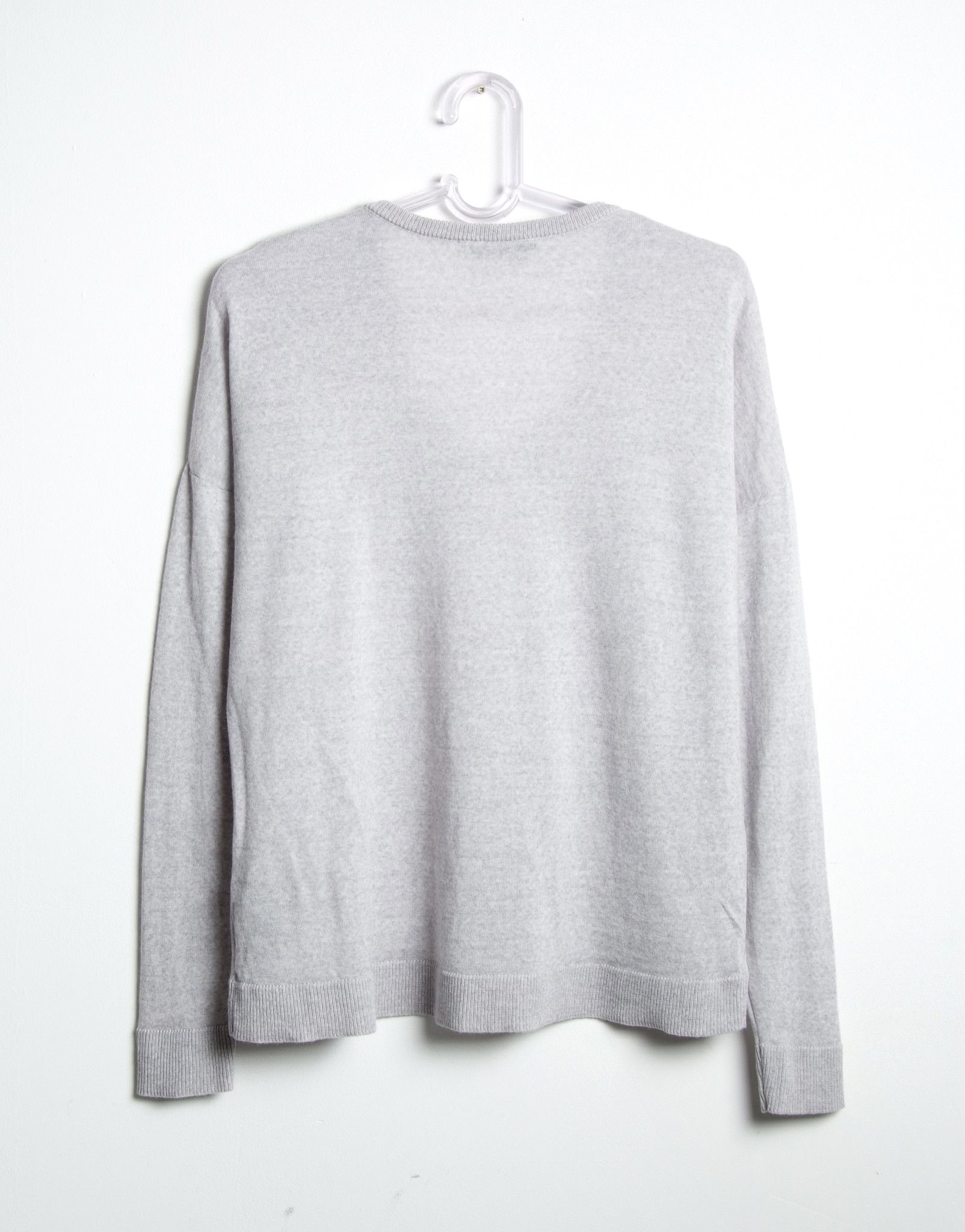 JET SET SET Merino Wool V-neck Sweater IT44 Size M / US 6-8 / IT 42-44 - 2 Thumbnail