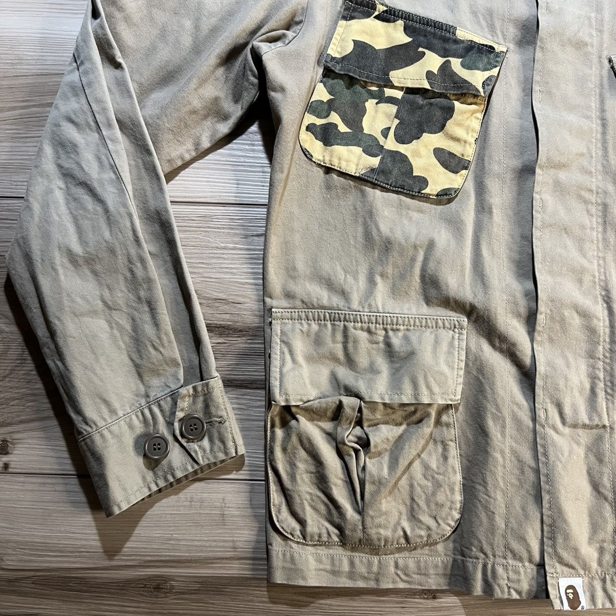 Bape Bape Vintage Chore Jacket Camo Pocket Size US M / EU 48-50 / 2 - 12 Thumbnail