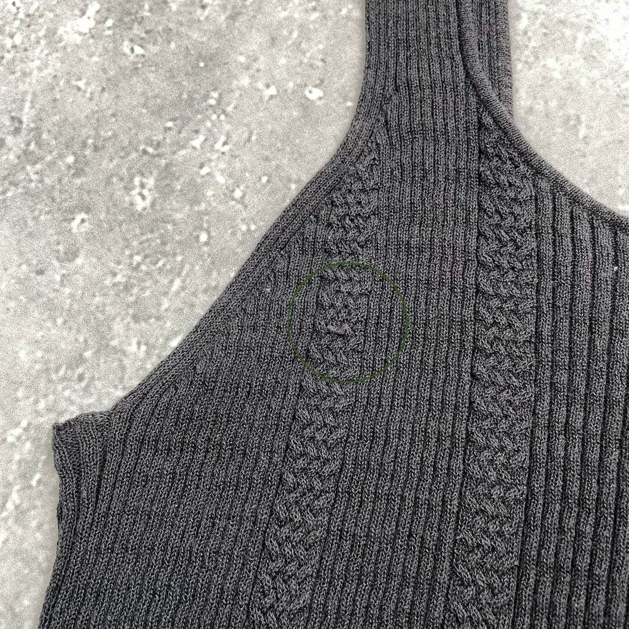 Chanel Vintage Chanel Ribbed Sleeveless Tank Top Logo Women’s Black Size XS / US 0-2 / IT 36-38 - 20 Thumbnail