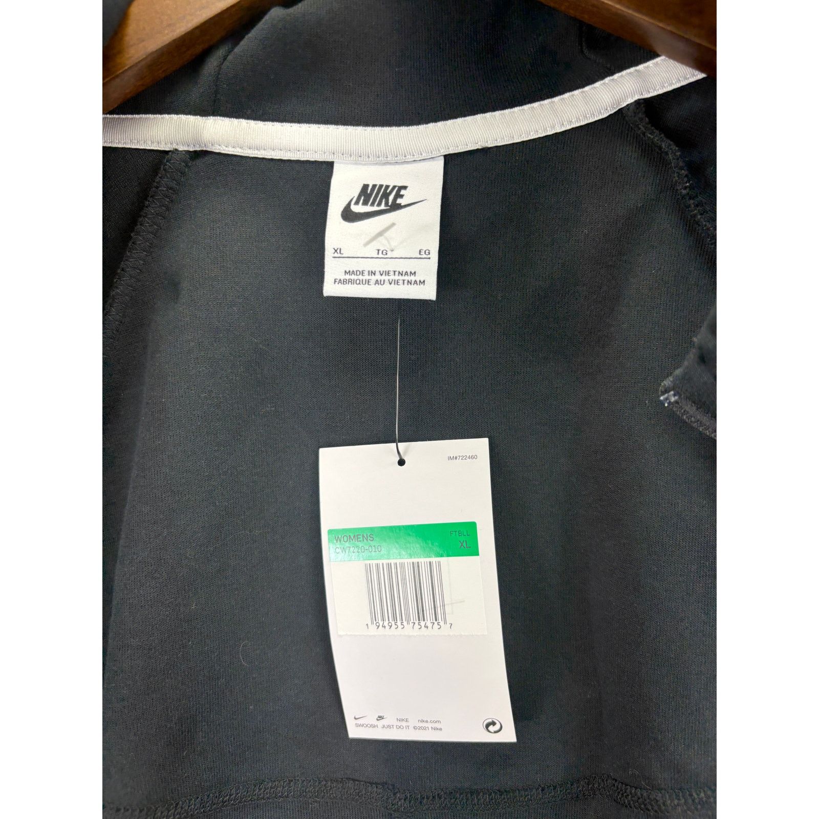 Nike Nike Tech Fleece Windrunner Jacket Womens Extra Large Black Size XL / US 12-14 / IT 48-50 - 10 Thumbnail