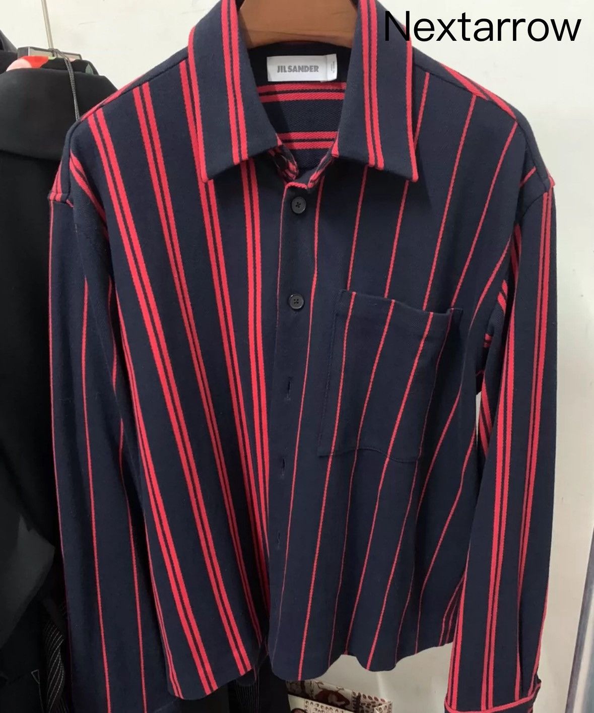 Jil Sander JIL SANDER high-density red stripe jacket2412-Nextarrow Size US S / EU 44-46 / 1 - 1 Thumbnail