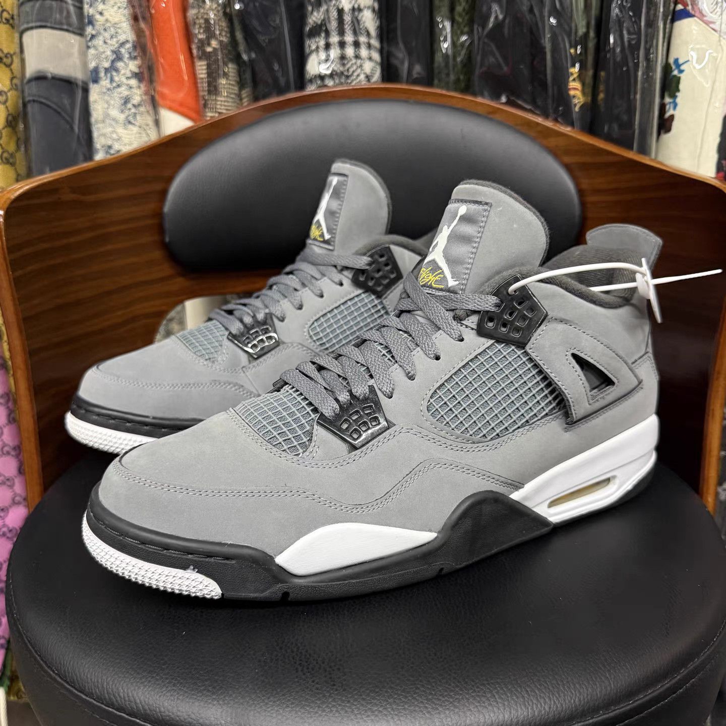 Nike Air Jordan 4 Cool Grey Mid Sneakers K15 Size US 14 / EU 47 - 1 Thumbnail
