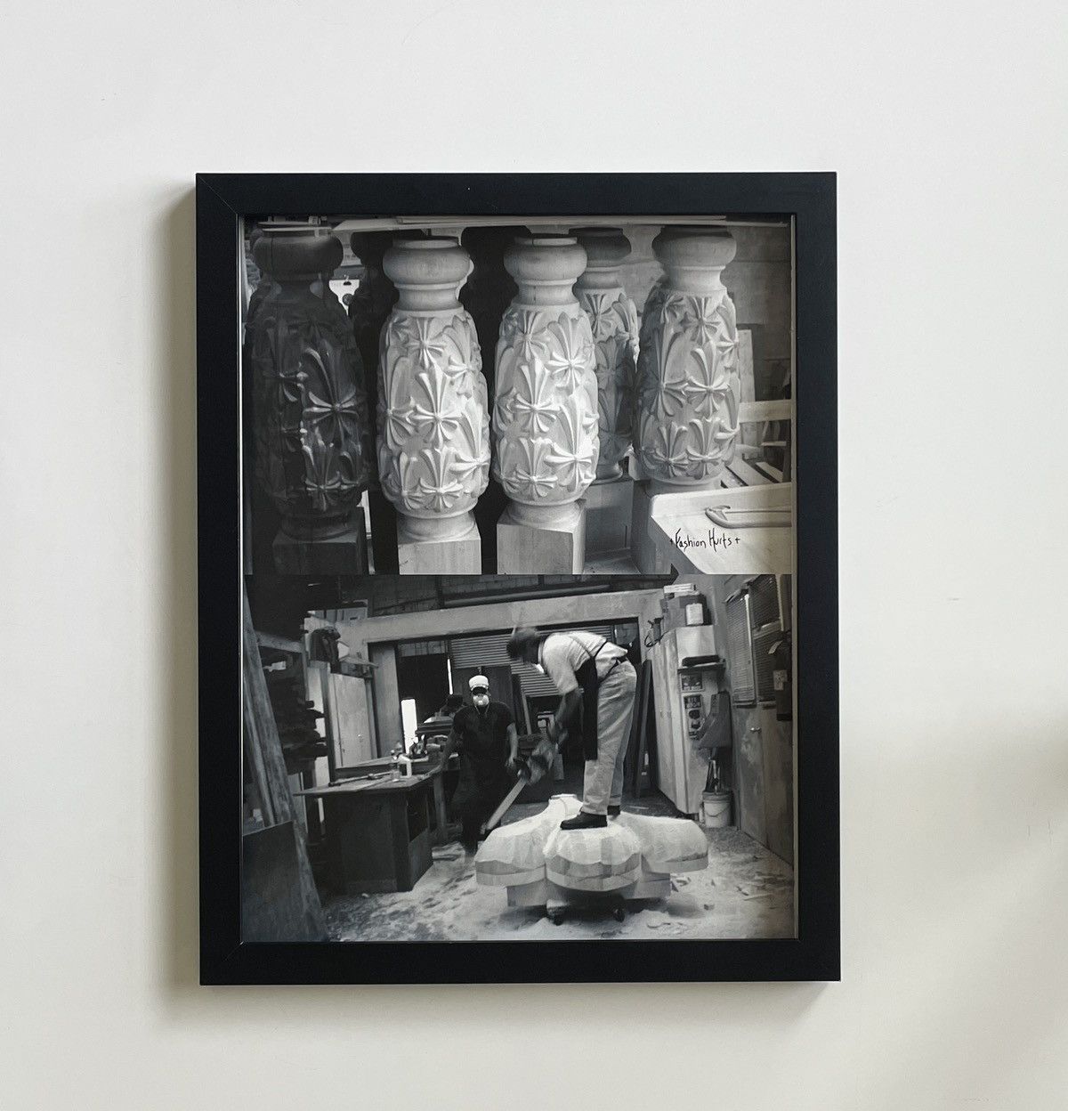 Chrome Hearts Chrome Hearts wooden cross photo Poster framed 11x14 Size ONE SIZE - 1 Thumbnail
