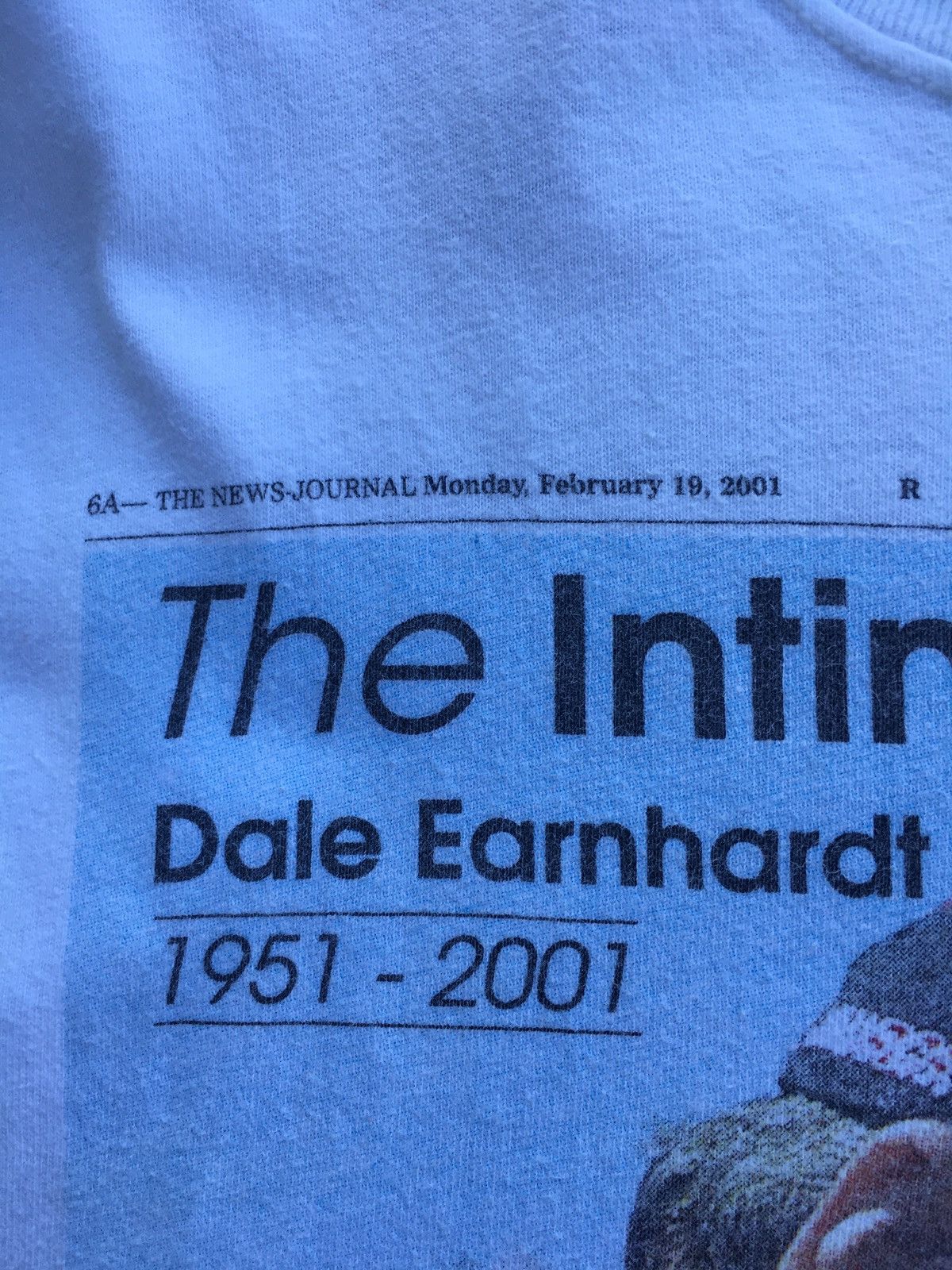 Vintage Vintage Dale Earnhardt The Intimidator Racing Sport Tshirt Size US XL / EU 56 / 4 - 11 Thumbnail