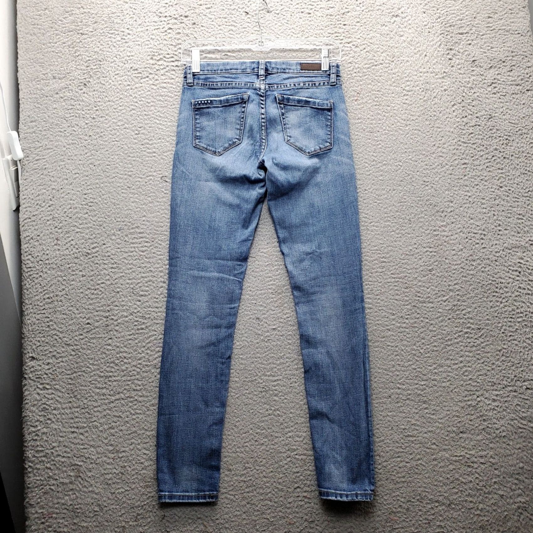 Vintage BLANKNYC Jeans Womens 26 Blue Denim Faded Stretch Streetwear Comfort Skinny Leg Womens Size 26 Blue Jeans Size 26" / US 2 / IT 38 - 2 Thumbnail