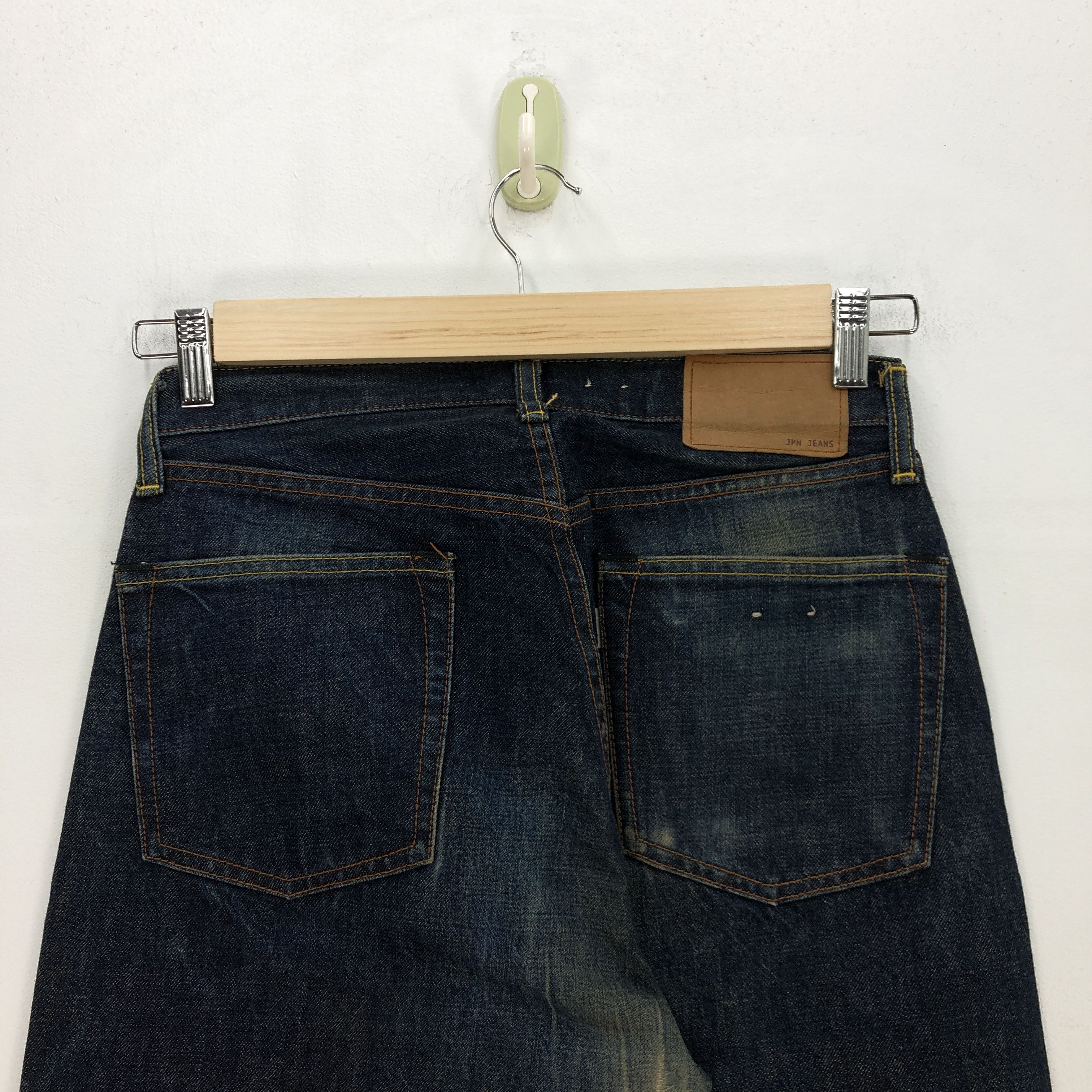 Japanese Brand Vintage 90s JPN Selvedge Jeans Japanese Redline 56789 Size 28" / US 6 / IT 42 - 3 Thumbnail