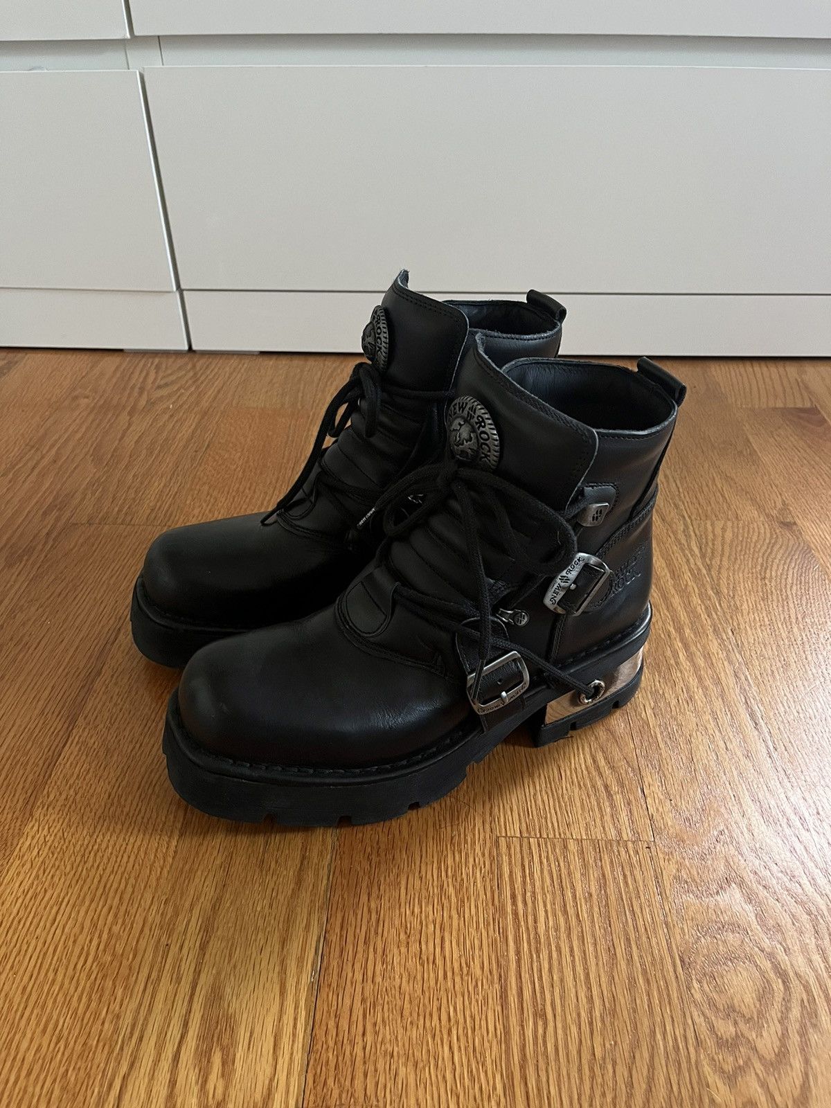 NEW ROCK ニューロック M-988-S1 ANKLE BOOT METALLIC M-988-S1