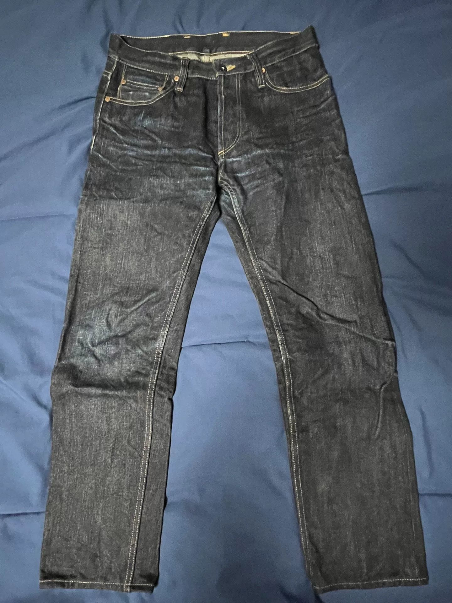 3sixteen 3sixteen+ Japanese 21oz Heavyweight Jeans Size US 31 - 1 Thumbnail