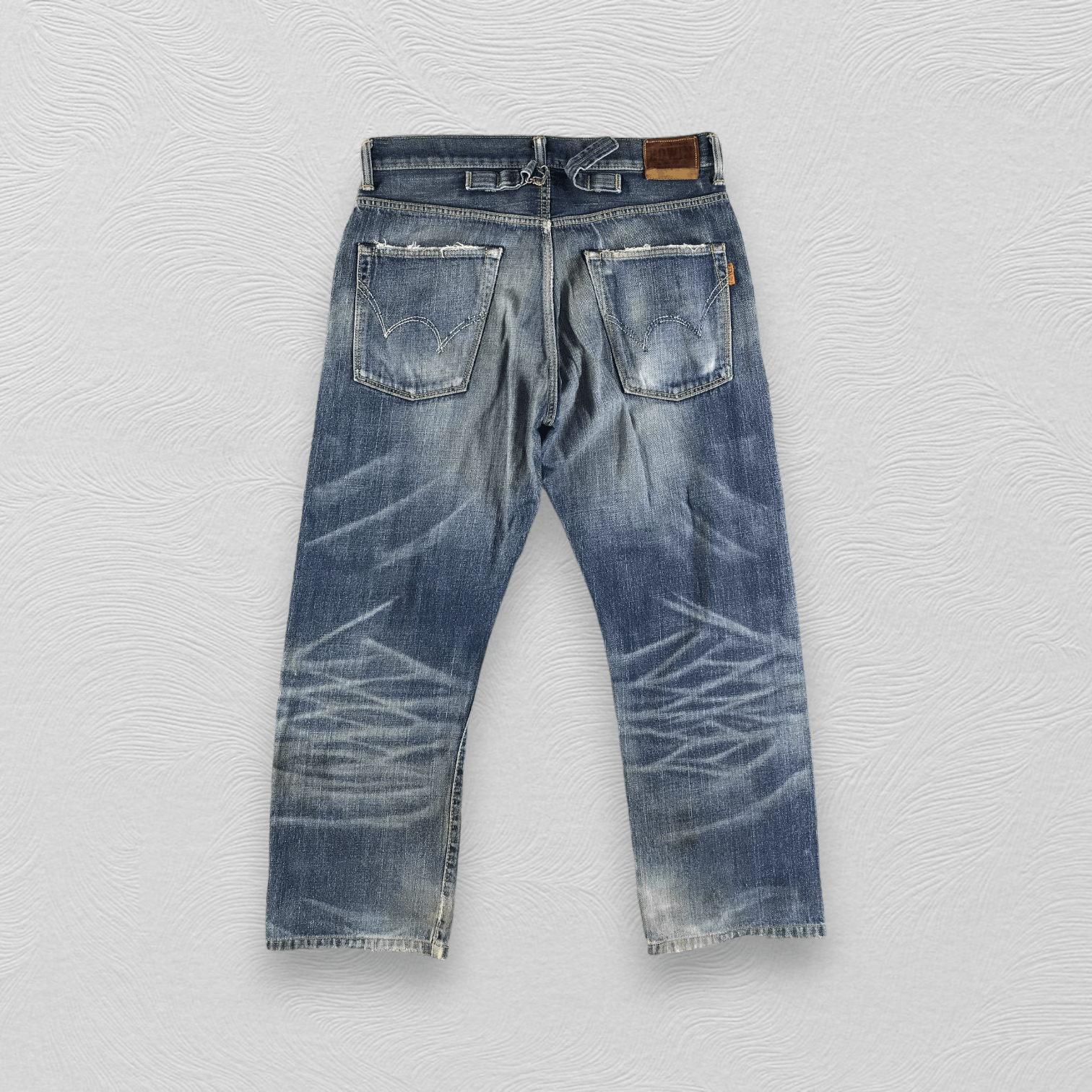 Edwin Vintage Edwin Selvedge Jeans Faded Blue Denim KJ2276 Size US 32 / EU 48 - 1 Thumbnail