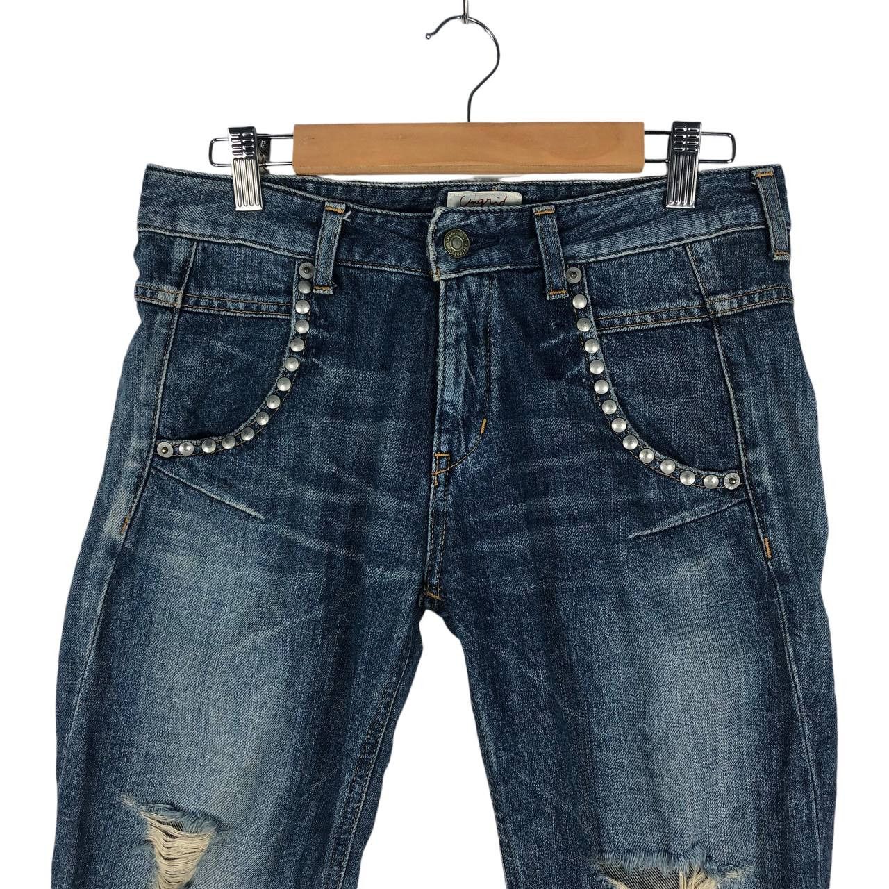 Japanese Brand × Vintage Vintage Ungrid Distressed Denim Size US 30 / EU 46 - 2 Thumbnail