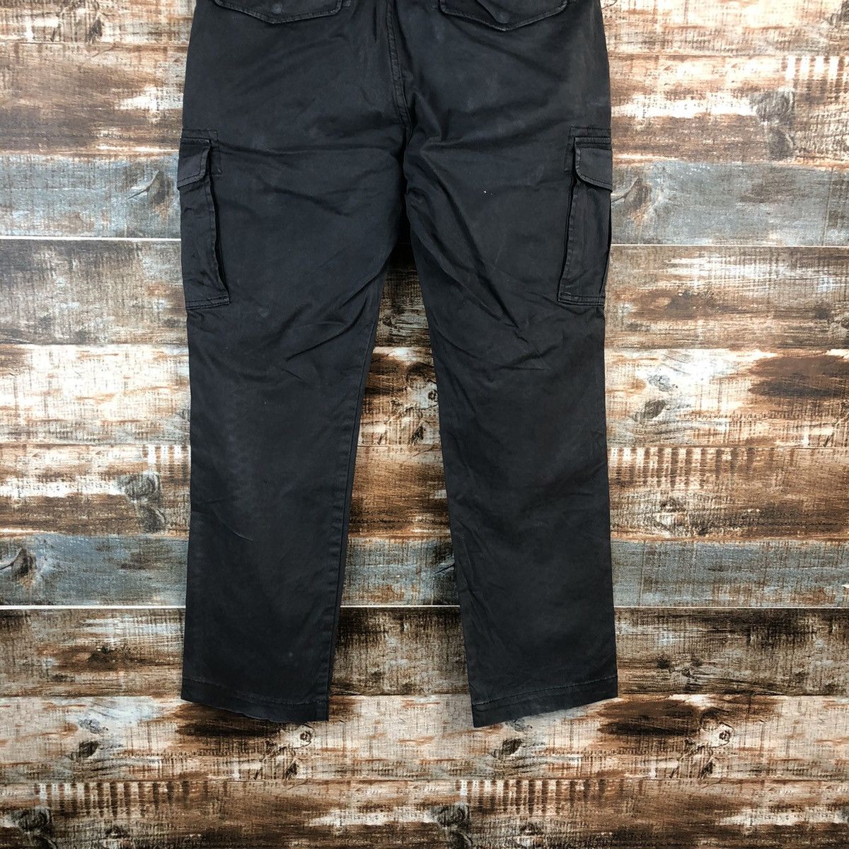 Japanese Brand Uniqlo Black Cargo utility tactical Multipocket Pants #A2561 Size US 30 / EU 46 - 17 Thumbnail