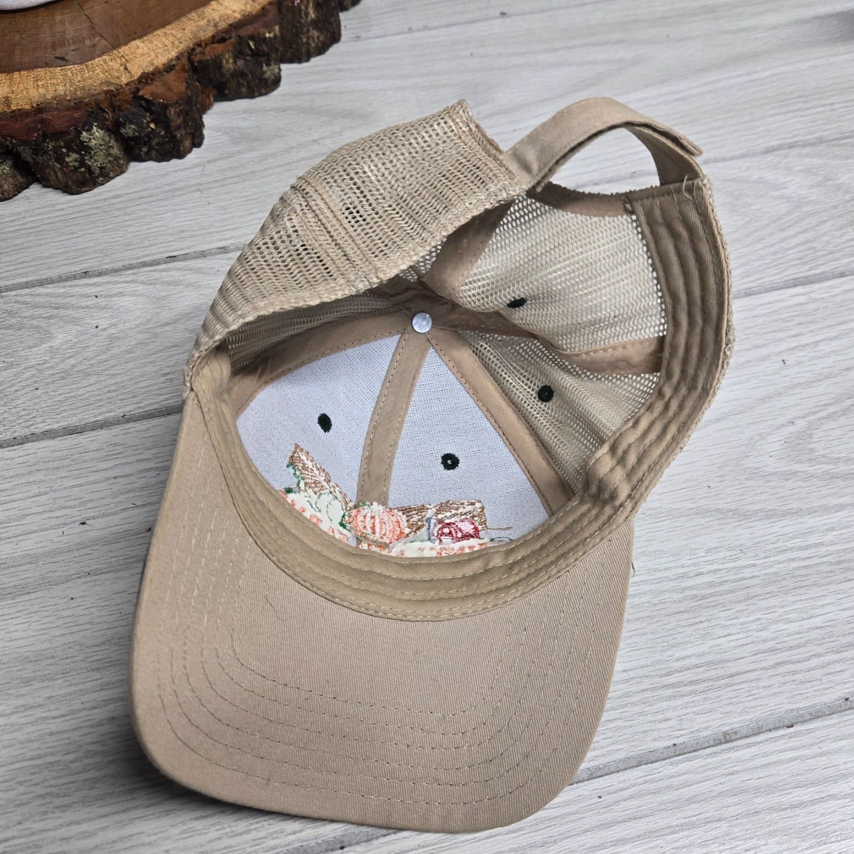 Vintage Sinkland Farms Hat Adjustable Baseball Cap VA Virginia Floyd Riner Size ONE SIZE - 5 Thumbnail