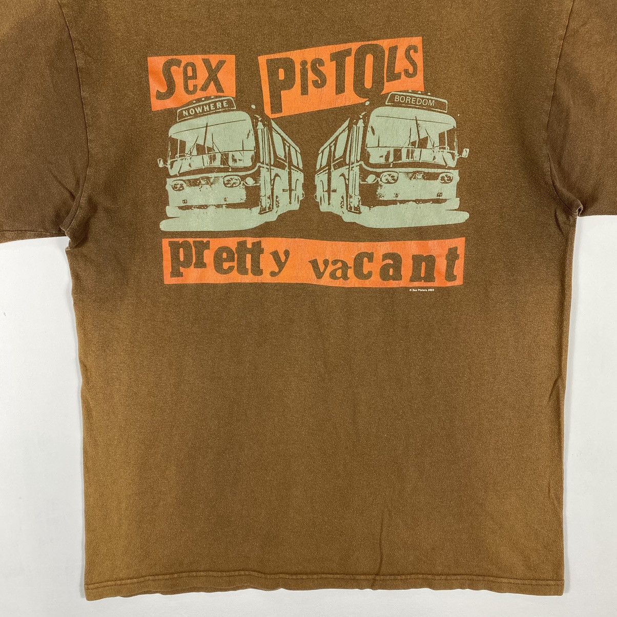 Band Tees × Vintage Vintage 00's SEX PISTOLS Pretty Vacant Faded Band Tee Size US M / EU 48-50 / 2 - 5 Thumbnail