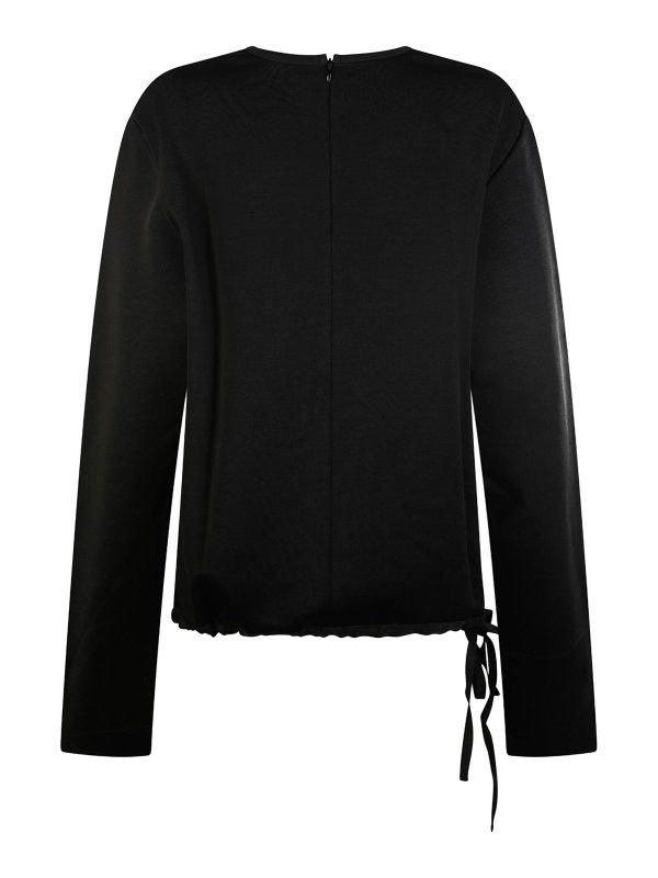 Jil Sander o1mt1gz0426 Sweatshirt in Black Size L / US 10 / IT 46 - 2 Thumbnail