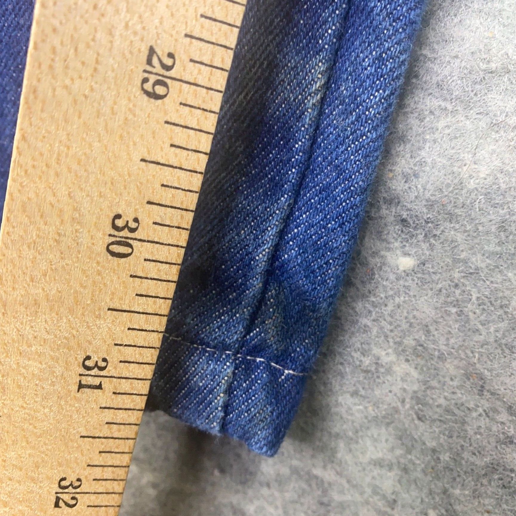 Vintage Workrite FR Jeans Men 38x31 Blue Flame Resistant Denim ARC Category 2 NFPA 2112 Regular Fit Size US 38 / EU 54 - 7 Thumbnail