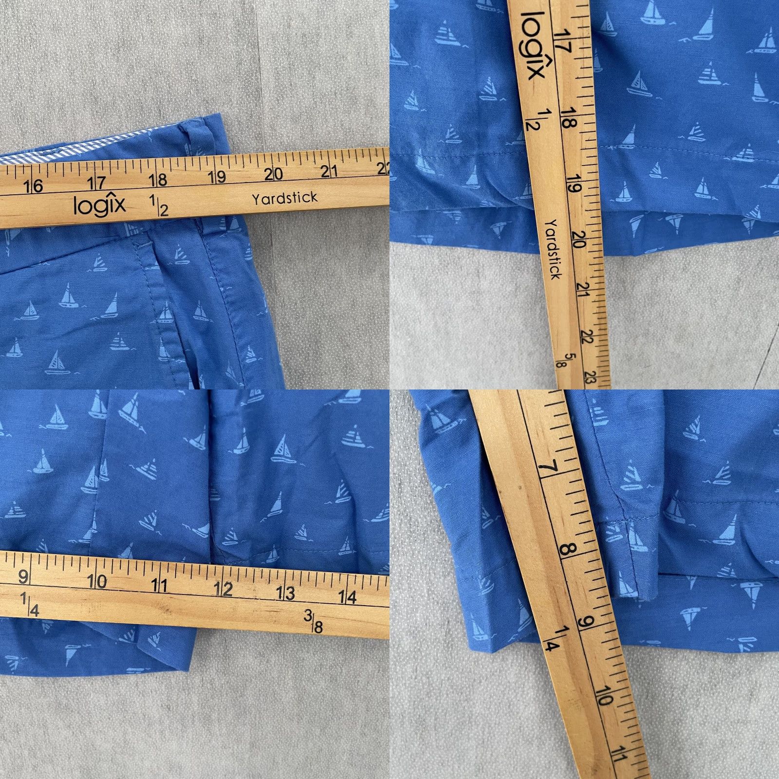 Peter Millar Peter Millar Shorts Adult 38 Blue Seaside Seaboat All Over Print Lightweight NEW Size US 38 / EU 54 - 8 Thumbnail
