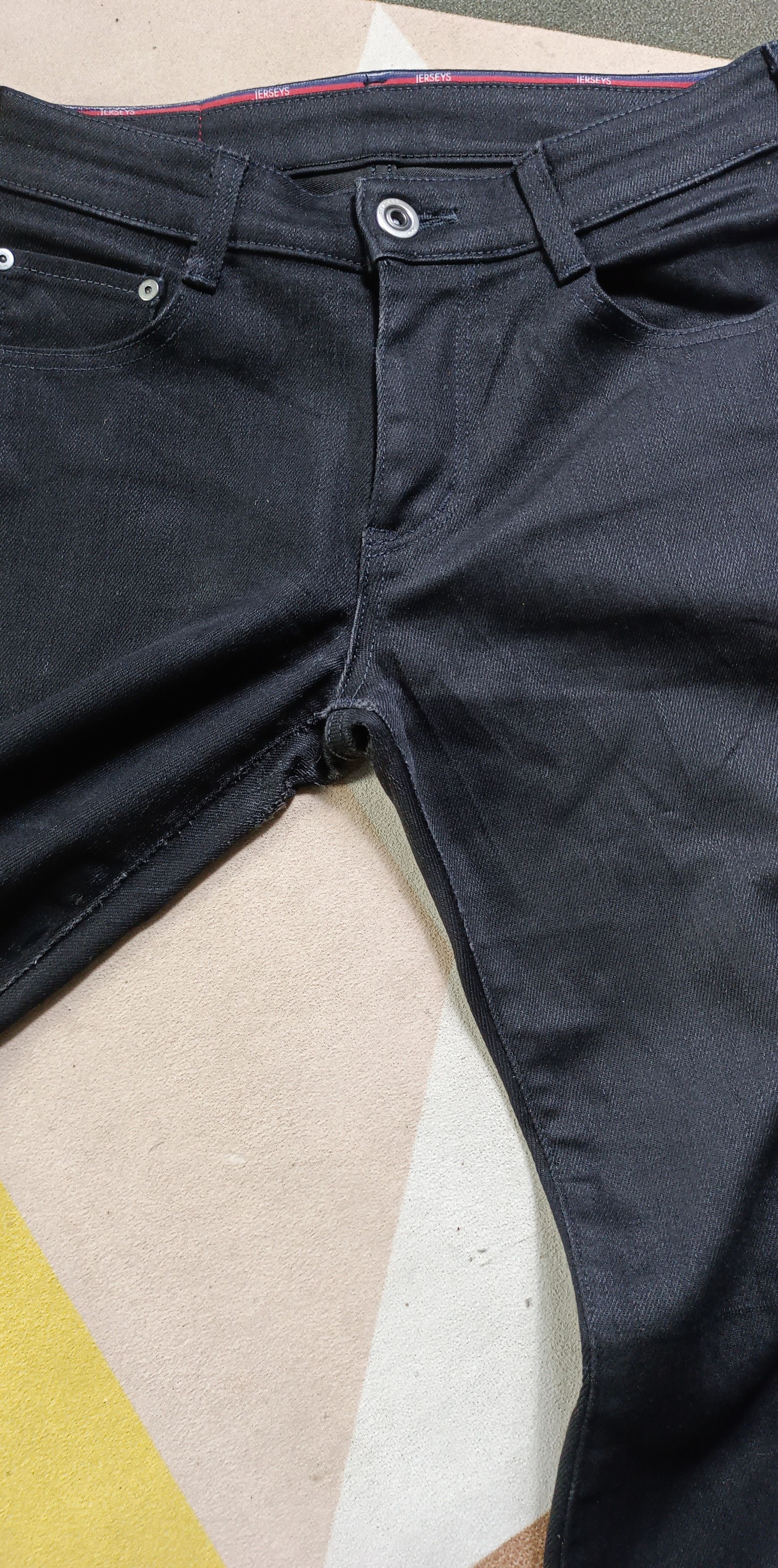Edwin × If Six Was Nine × Japanese Brand Edwin Jersey Super Black Cutting Slim Fit Size US 29 - 13 Thumbnail