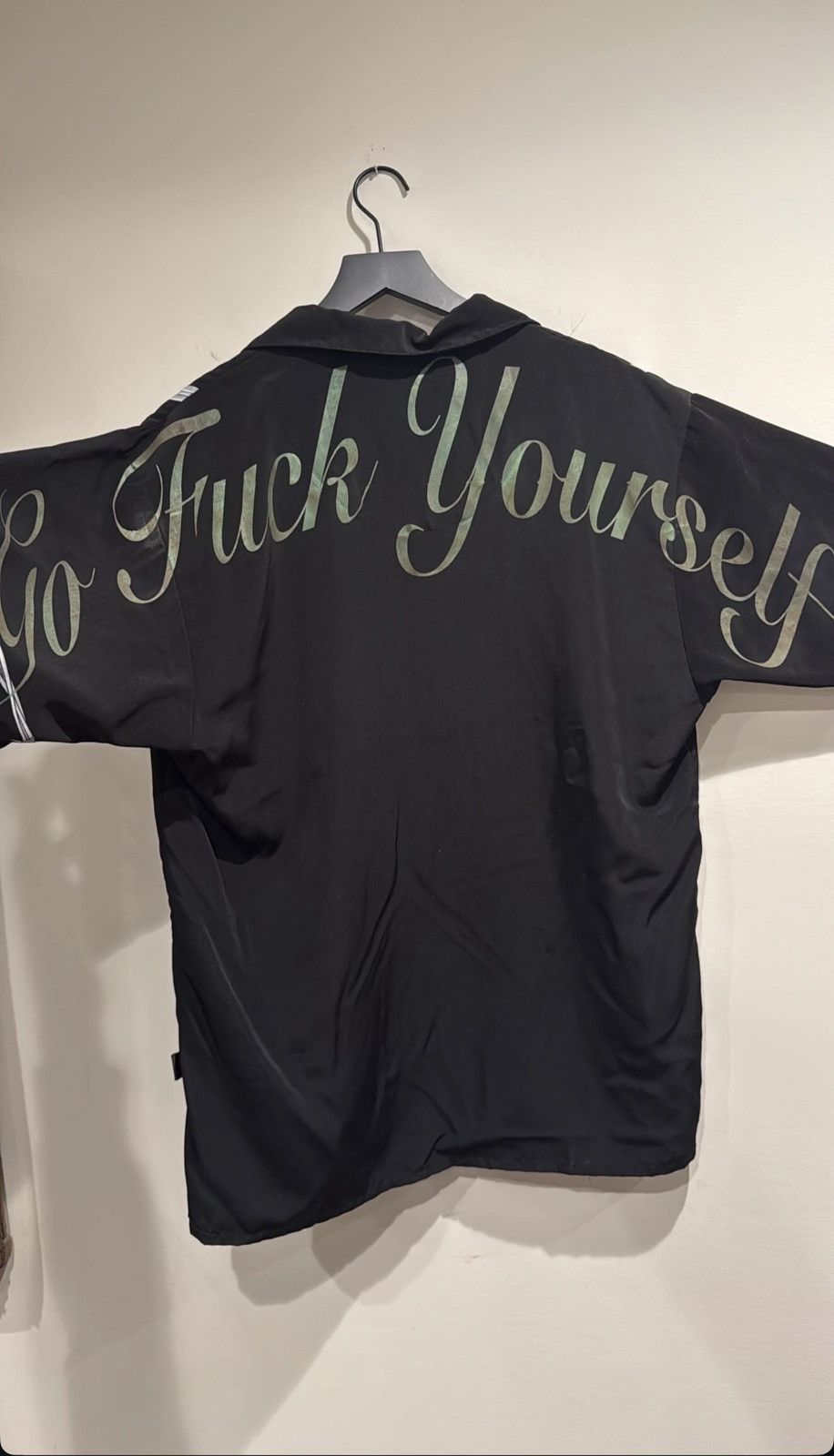 4GSELLER 4G SELLER GO FUCK YOURSELF VINTAGE BARBED WIRE BOWLING SHIRT Size US XL / EU 56 / 4 - 2 Thumbnail