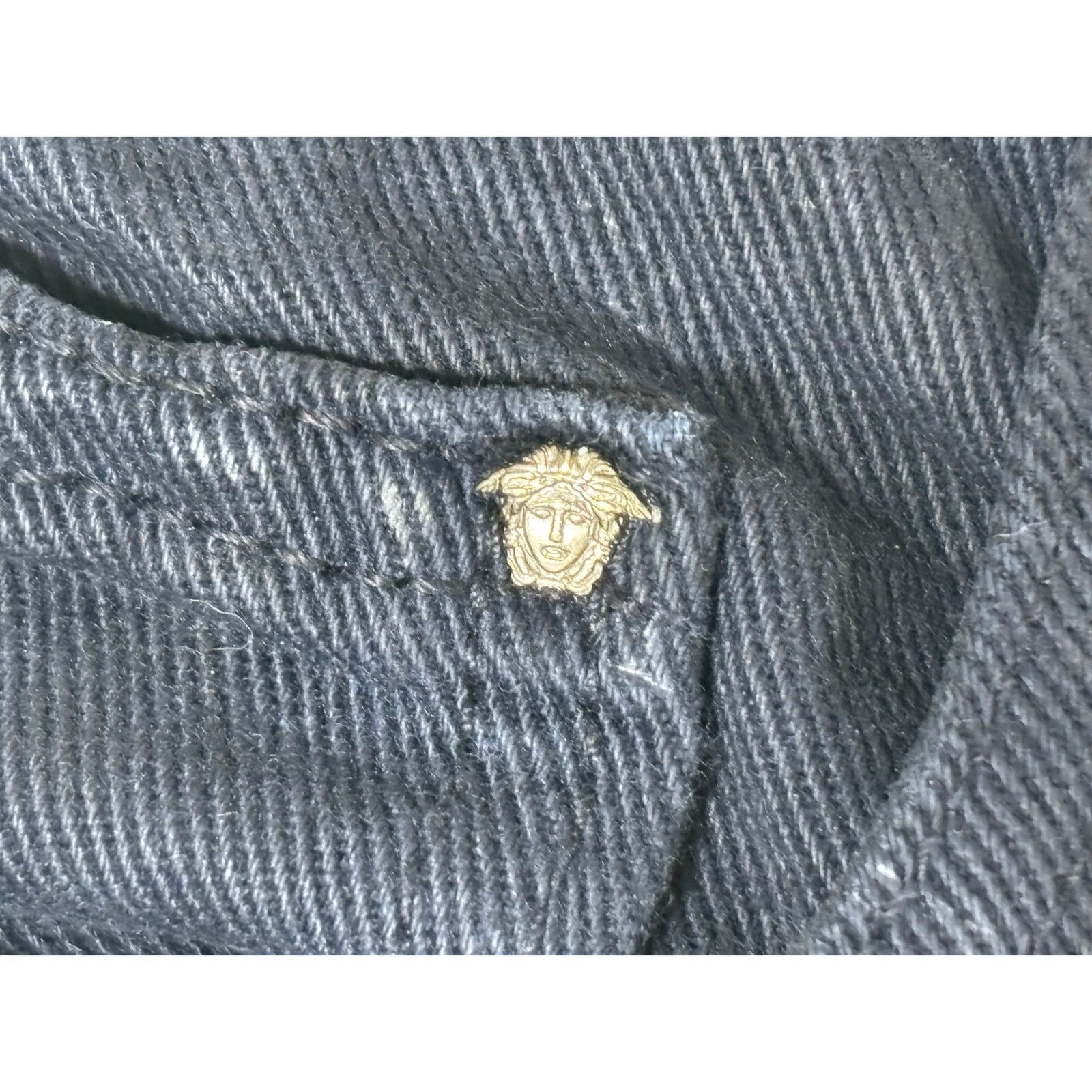 Versace Jeans Couture VERSACE Jeans Couture Women's Straight-Leg Jeans 28x27 Blue Size 28" / US 6 / IT 42 - 21 Thumbnail