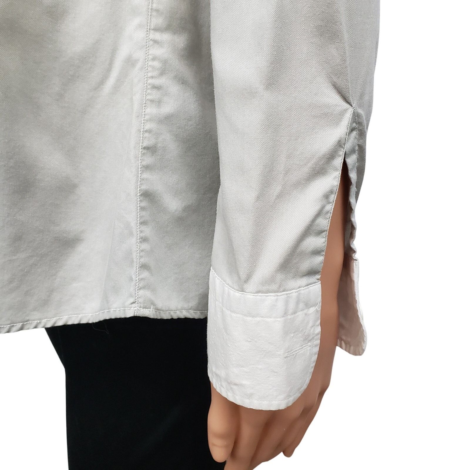 Amina Rubinacci Amina Rubinacci Napoli Shirt Made in Italy Two-tone L/S M Size M / US 6-8 / IT 42-44 - 8 Thumbnail