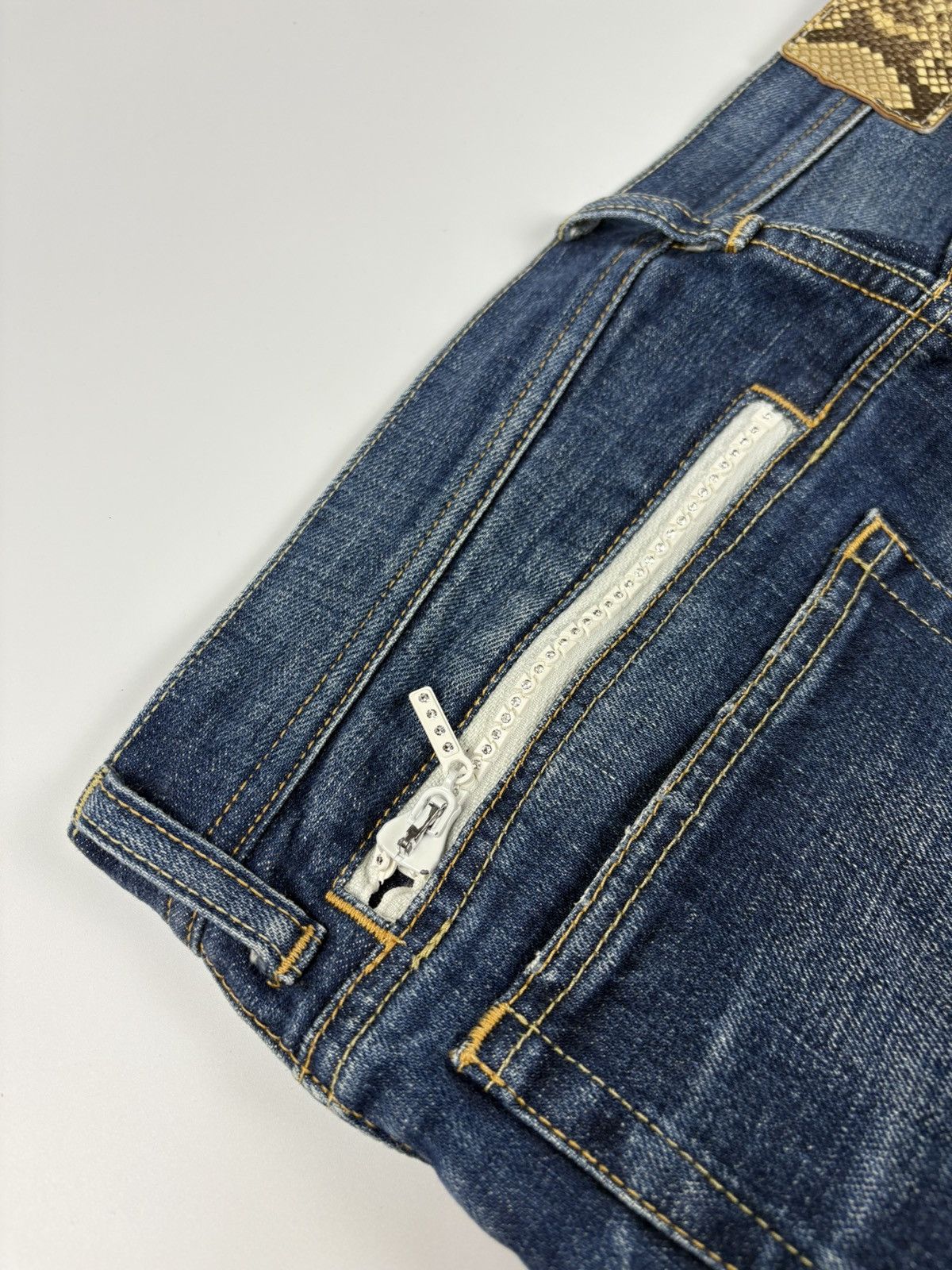 Japanese Brand × uniform experiment Uniform experiment x Swarovski 12oz Selvedge Python Patch Size US 31 - 15 Thumbnail