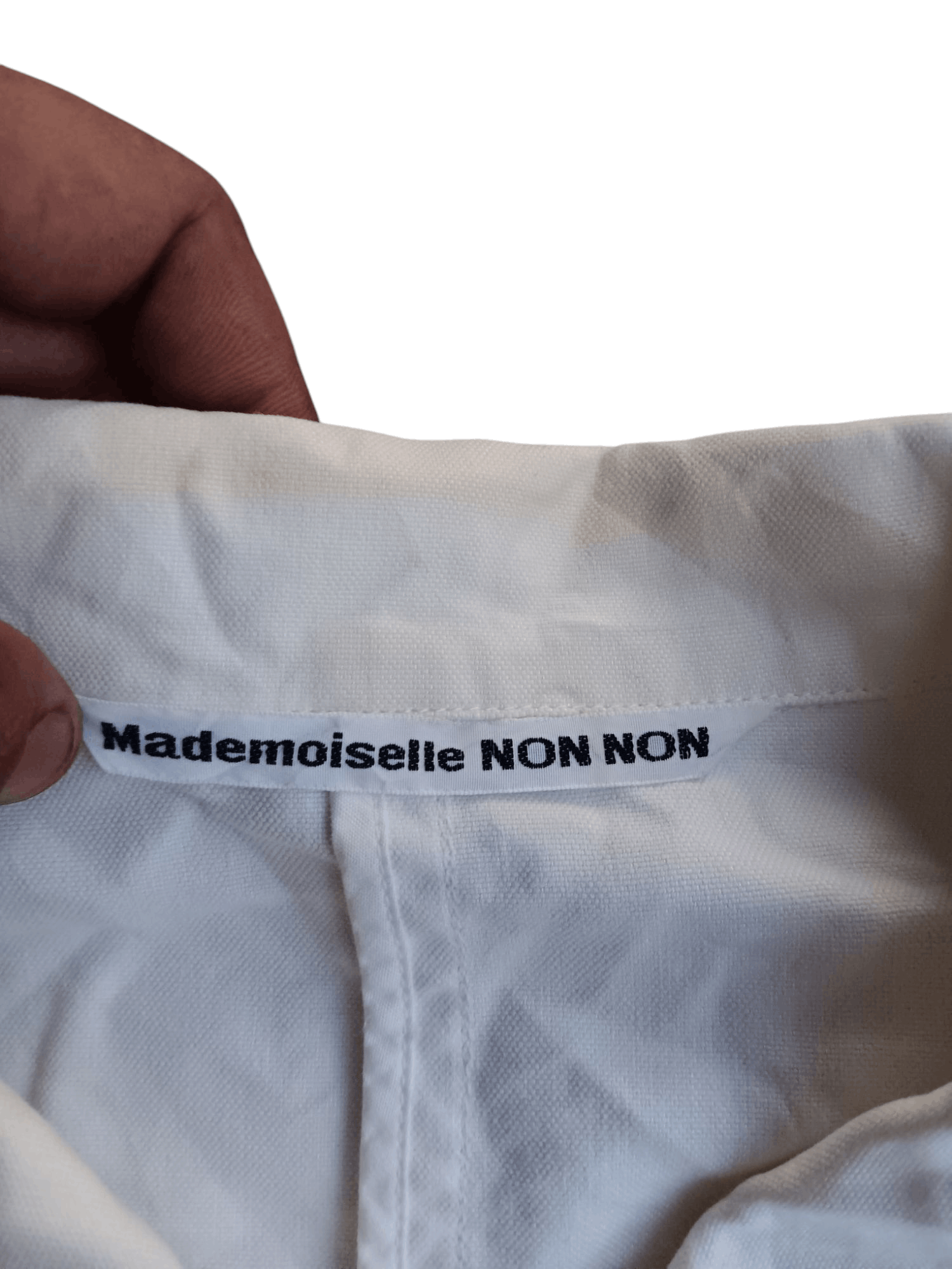 Issey Miyake × Japanese Brand × Mademoiselle Non Non Mademoiselle non non white outer jacket Size US M / EU 48-50 / 2 - 5 Thumbnail