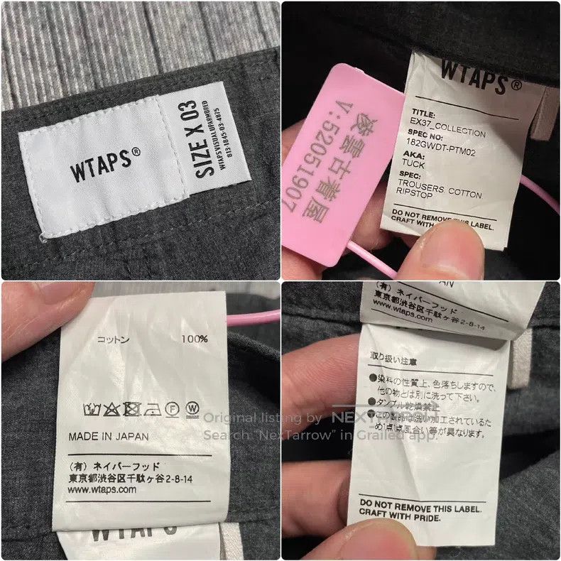 Wtaps Wtaps size 3 Pleated casual long pants Size US 41 - 8 Thumbnail